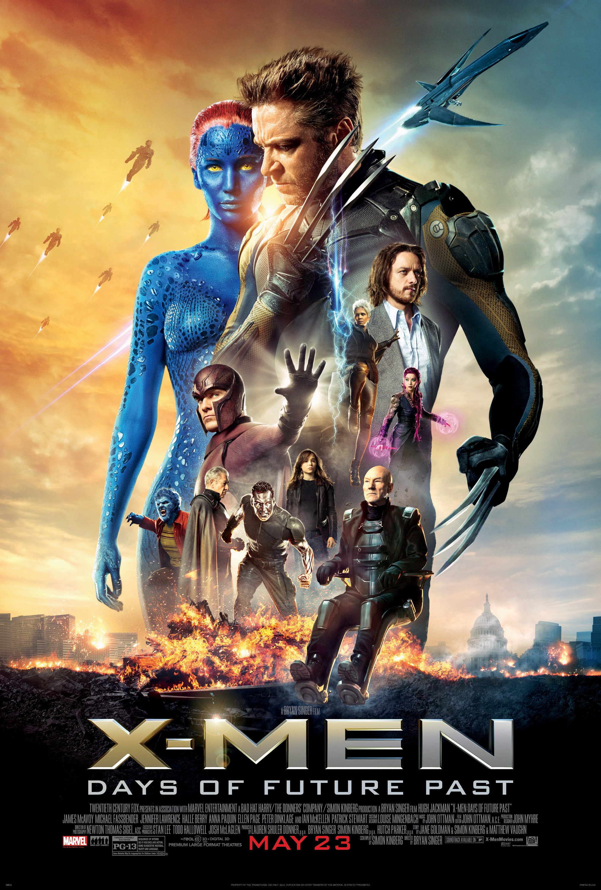X Men Days Of Future Past 5 Of 17 Mega Sized Movie Poster Image Imp Awards