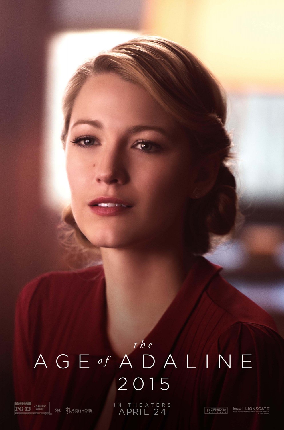 Extra Large Movie Poster Image for The Age of Adaline (#10 of 14)