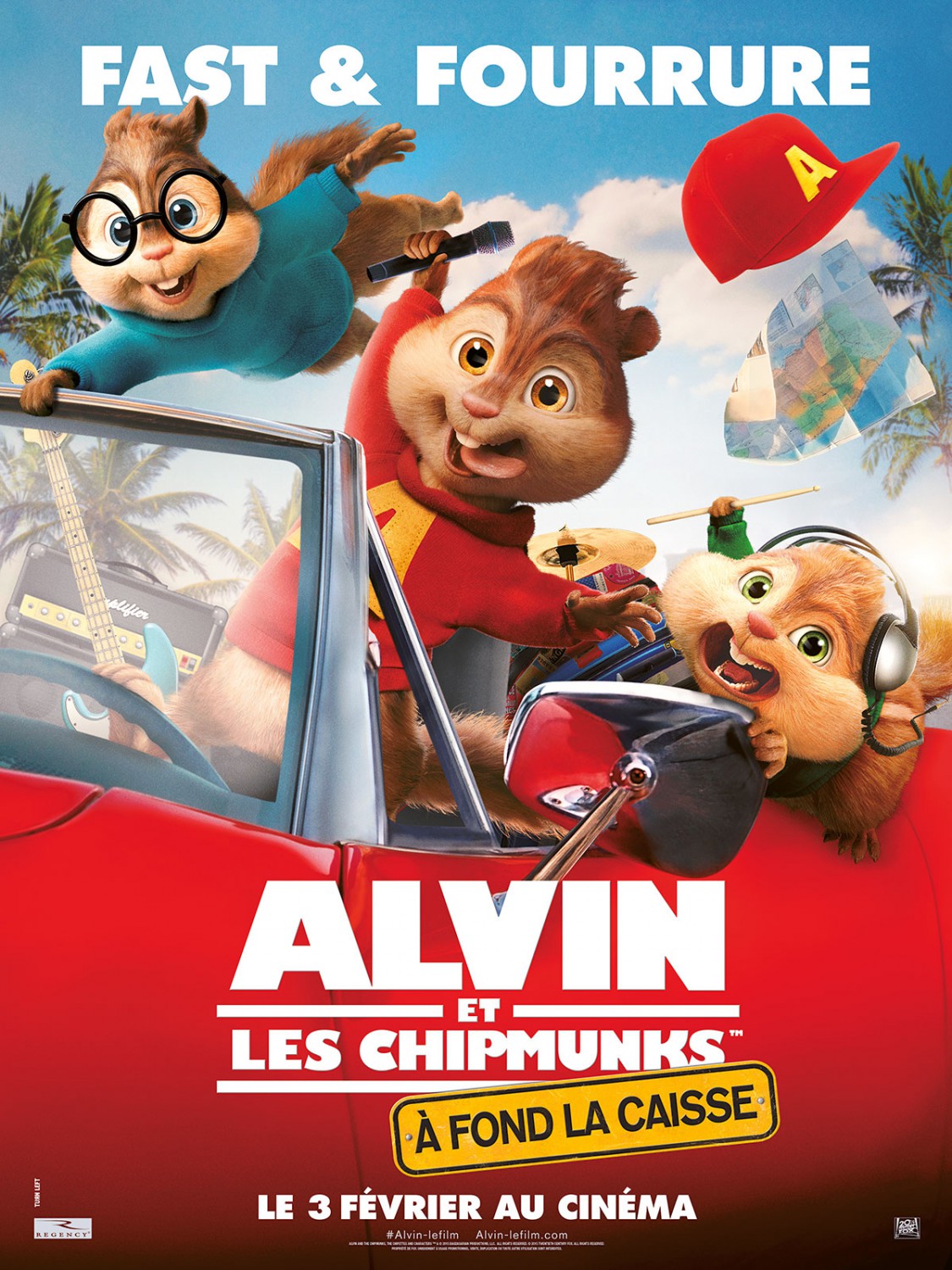 Extra Large Movie Poster Image for Alvin and the Chipmunks: The Road Chip (#10 of 11)