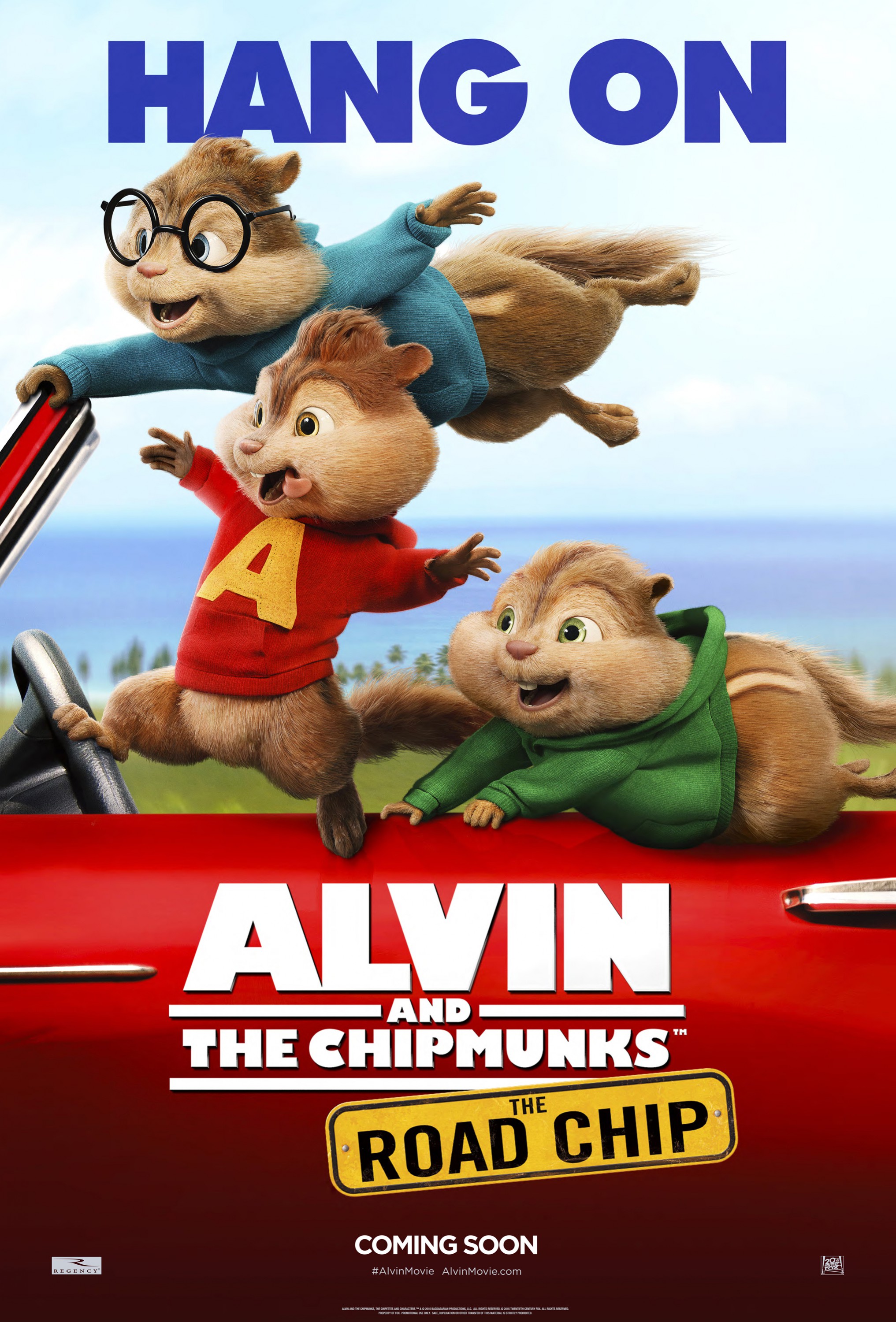 Mega Sized Movie Poster Image for Alvin and the Chipmunks: The Road Chip (#6 of 11)