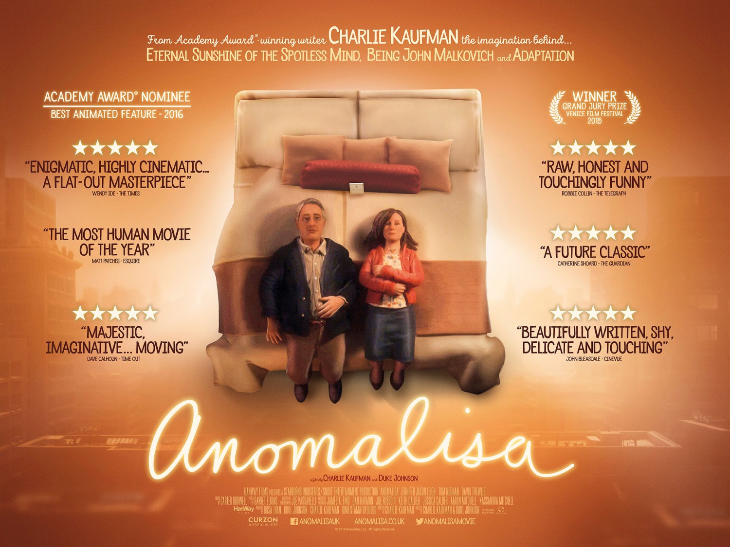 Extra Large Movie Poster Image for Anomalisa (#4 of 4)