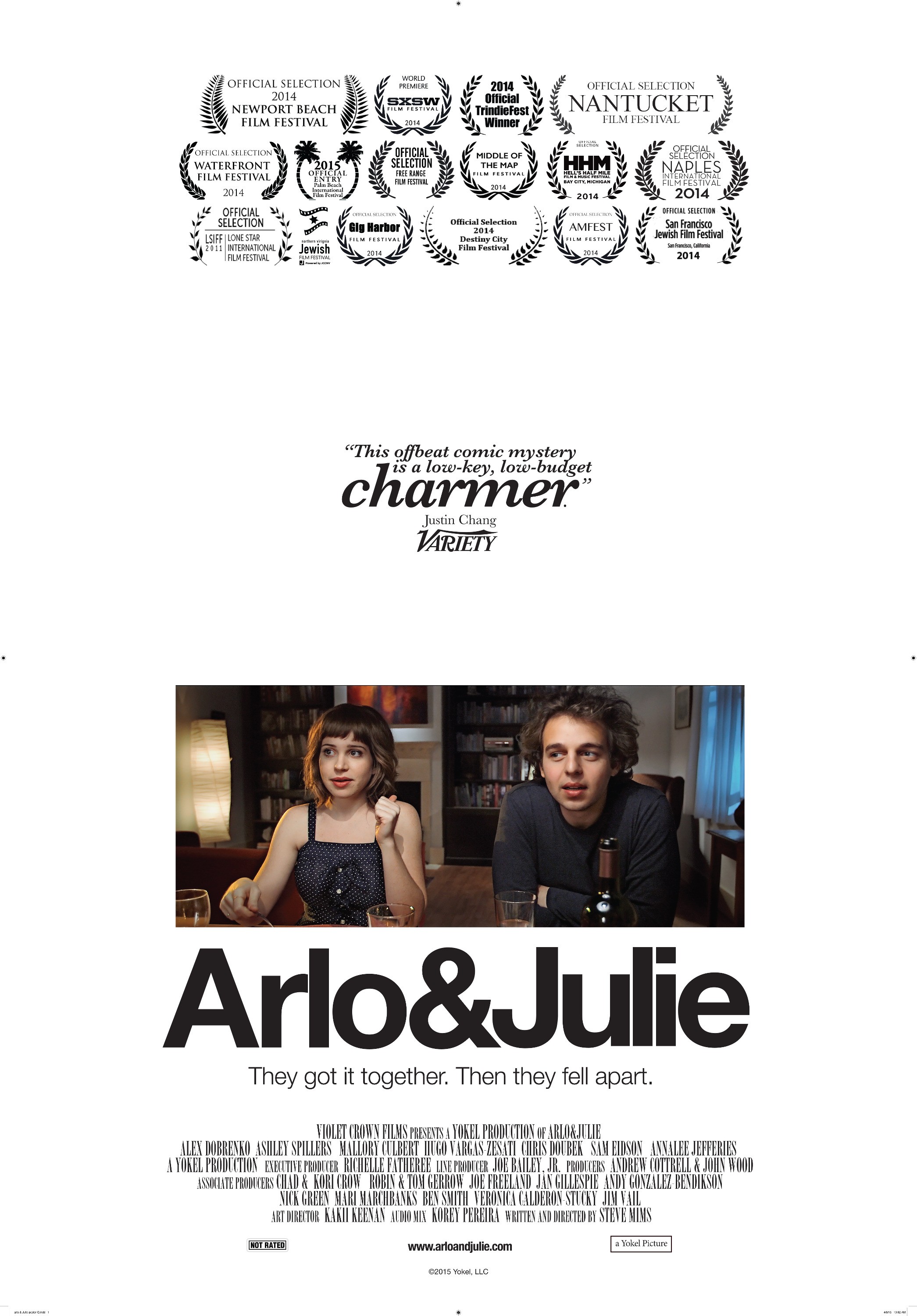 Mega Sized Movie Poster Image for Arlo and Julie 