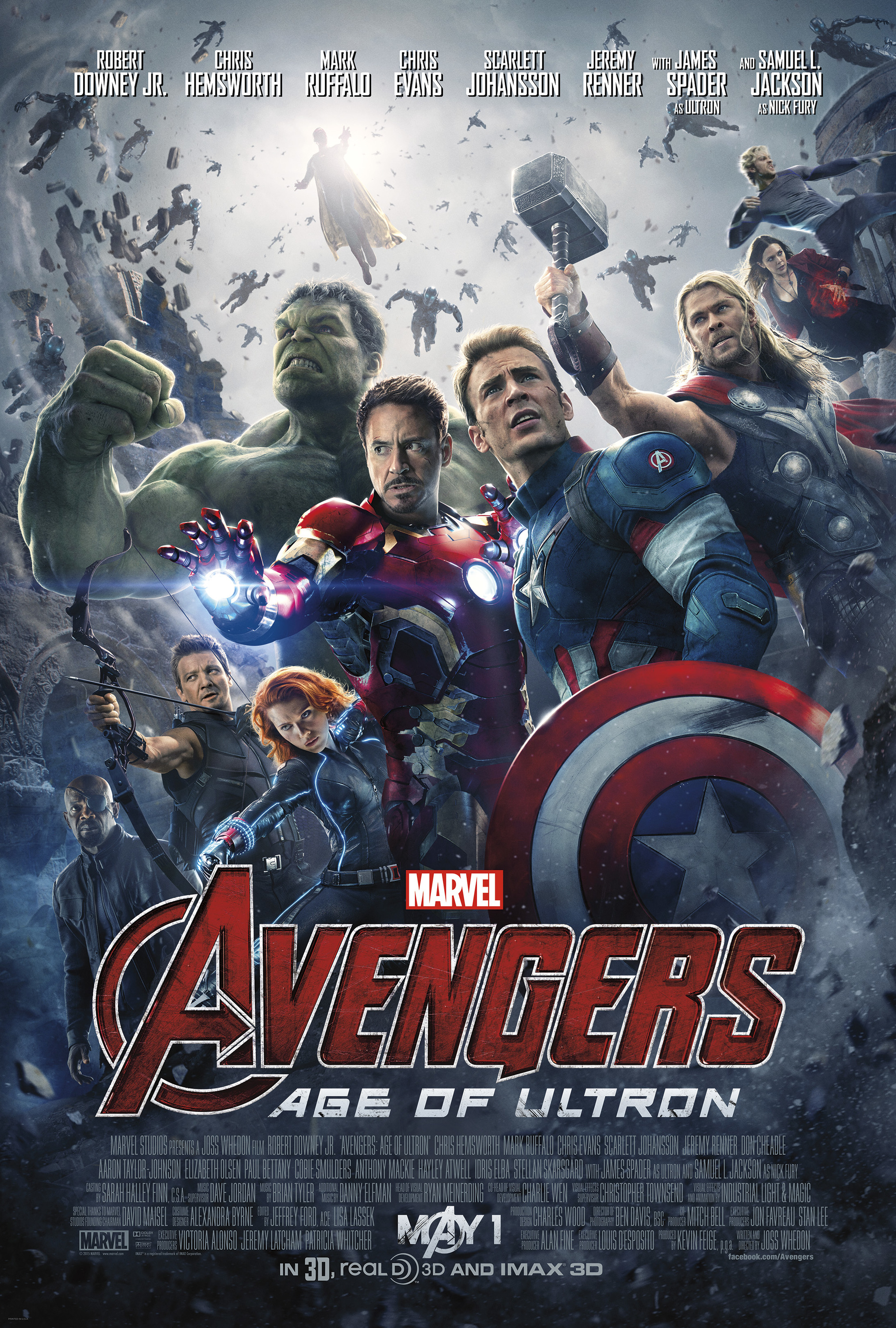 Mega Sized Movie Poster Image for Avengers: Age of Ultron (#11 of 36)
