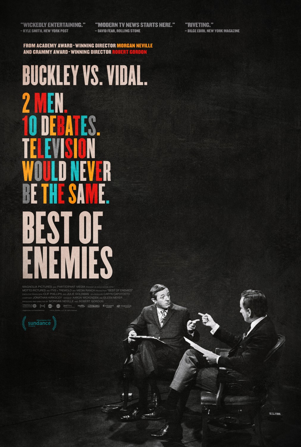 Extra Large Movie Poster Image for Best of Enemies (#2 of 2)