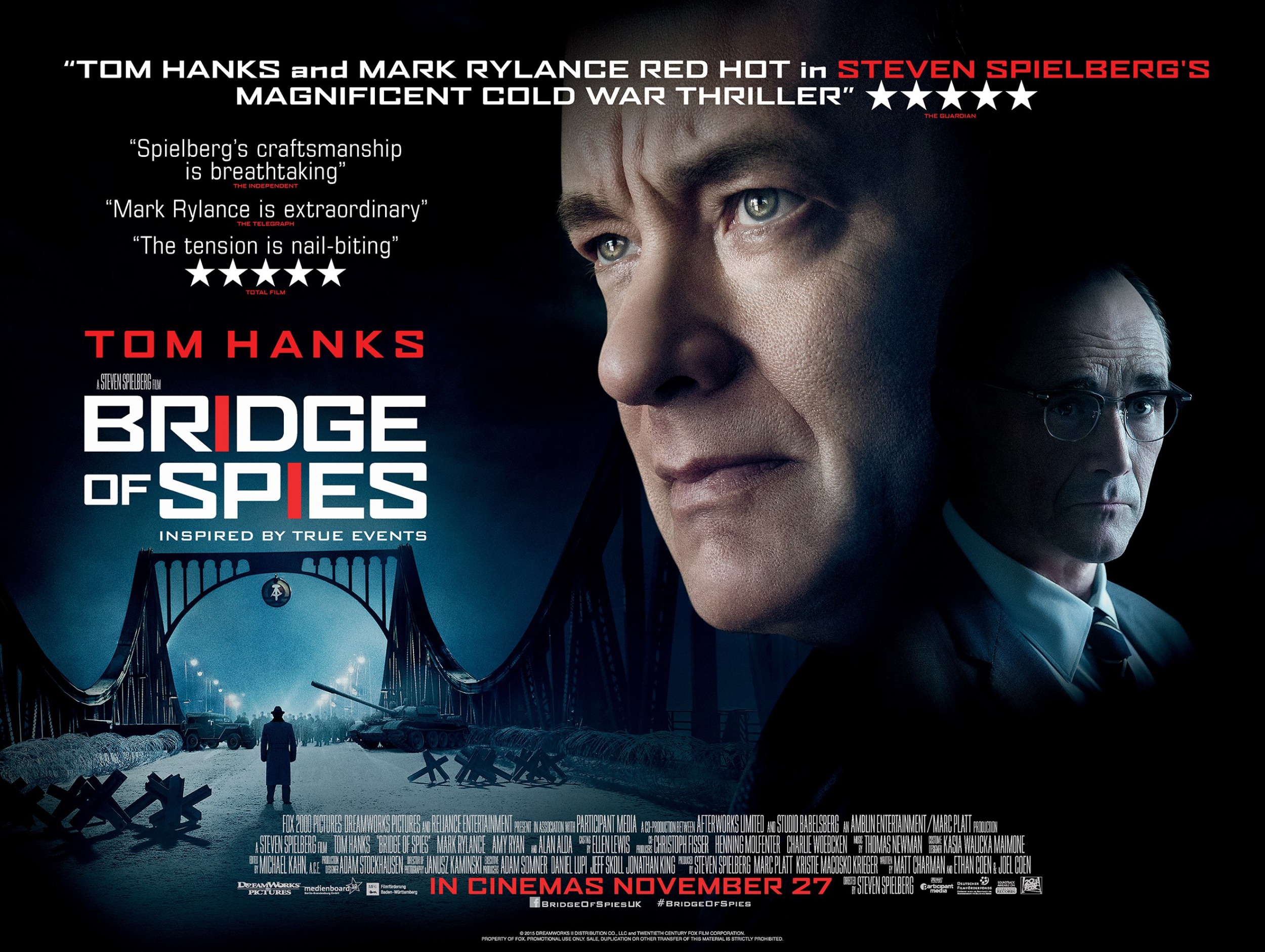 Mega Sized Movie Poster Image for Bridge of Spies (#6 of 6)