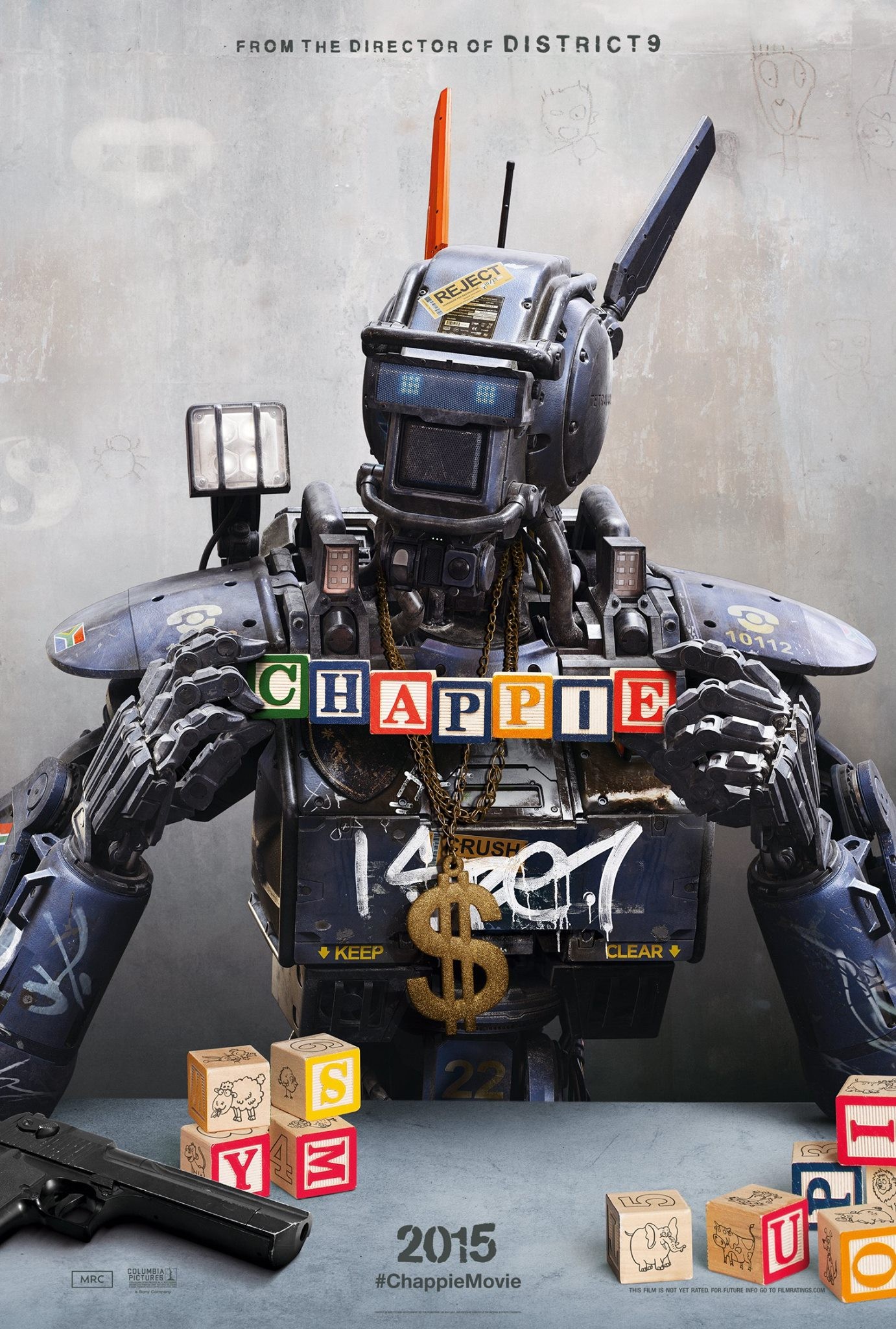 Mega Sized Movie Poster Image for Chappie (#1 of 6)