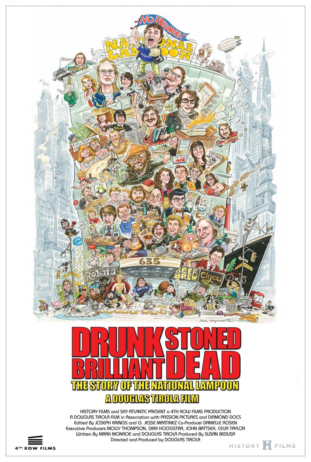 Extra Large Movie Poster Image for Drunk Stoned Brilliant Dead: The Story of the National Lampoon 