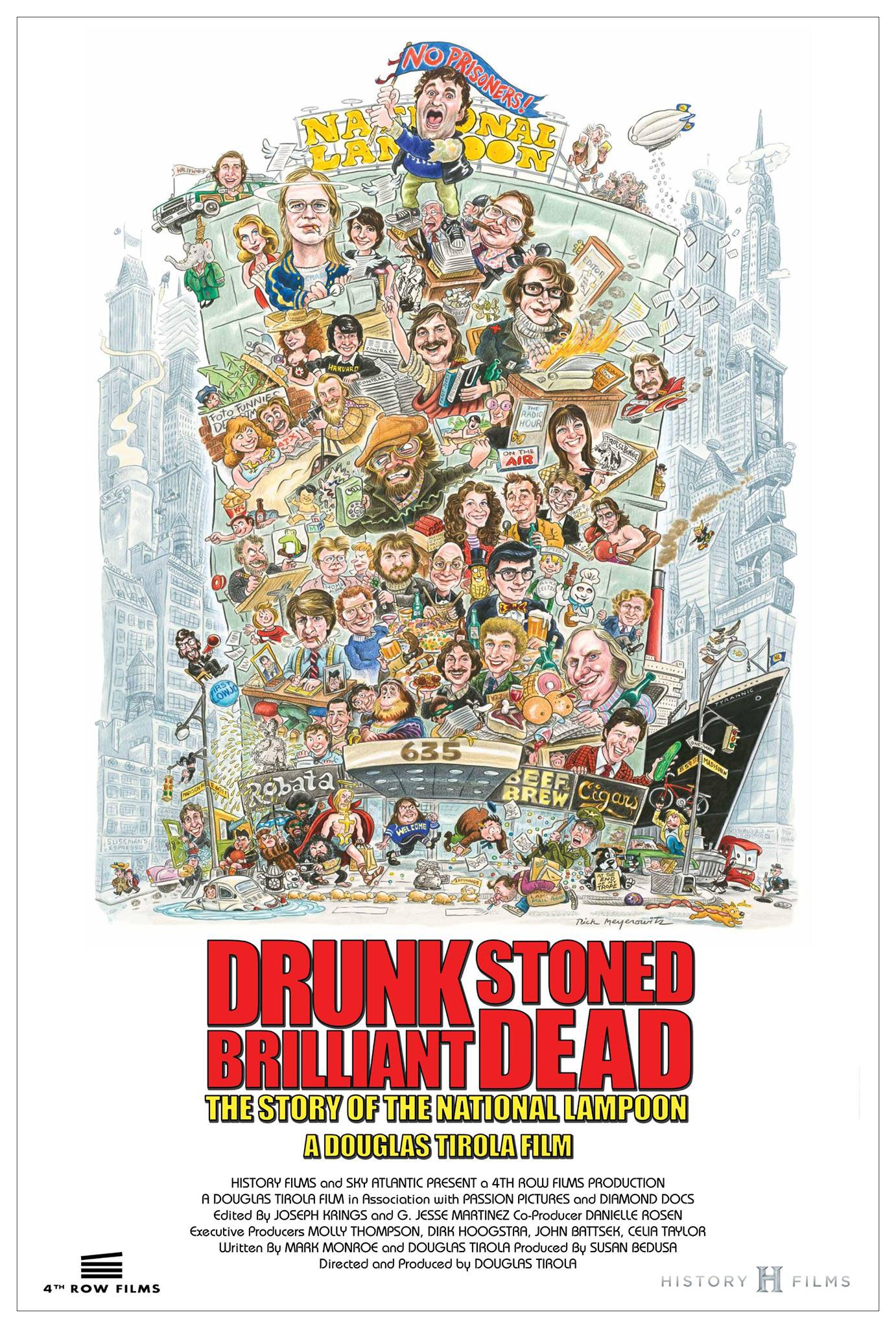 Mega Sized Movie Poster Image for Drunk Stoned Brilliant Dead: The Story of the National Lampoon 