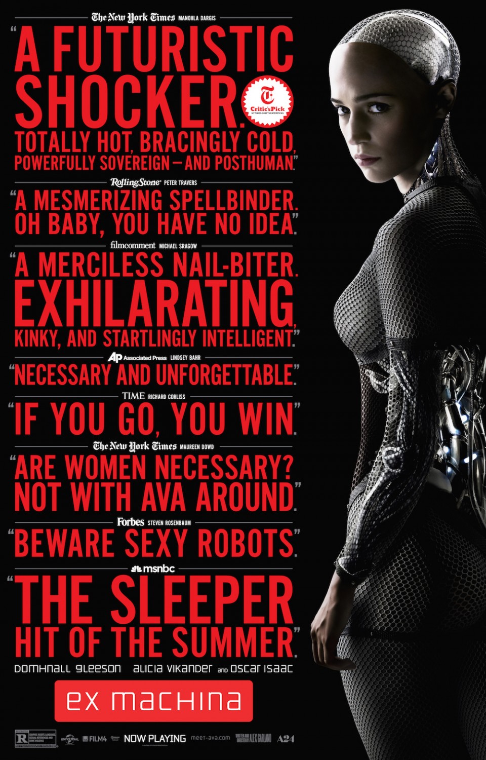 Extra Large Movie Poster Image for Ex Machina (#8 of 8)