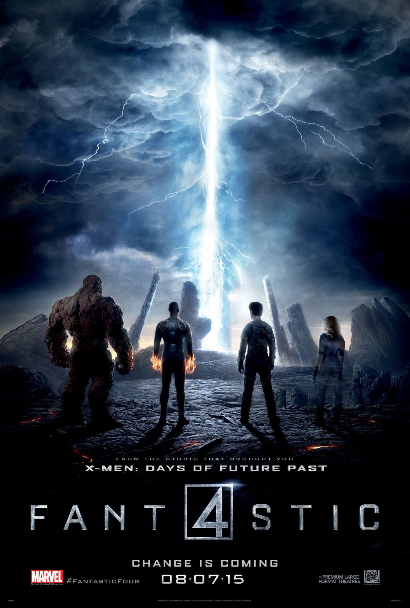 Mega Sized Movie Poster Image for The Fantastic Four (#2 of 11)