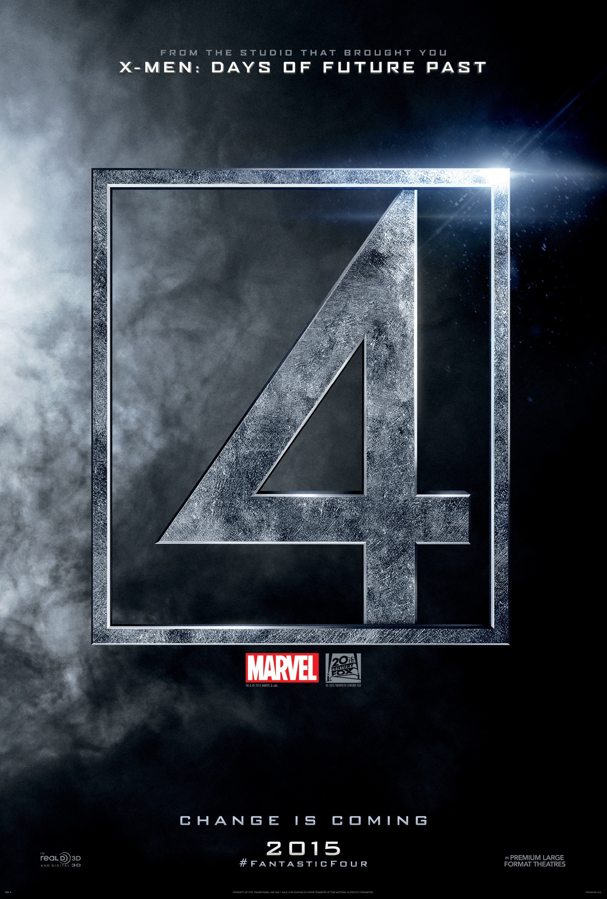 Mega Sized Movie Poster Image for The Fantastic Four (#1 of 11)