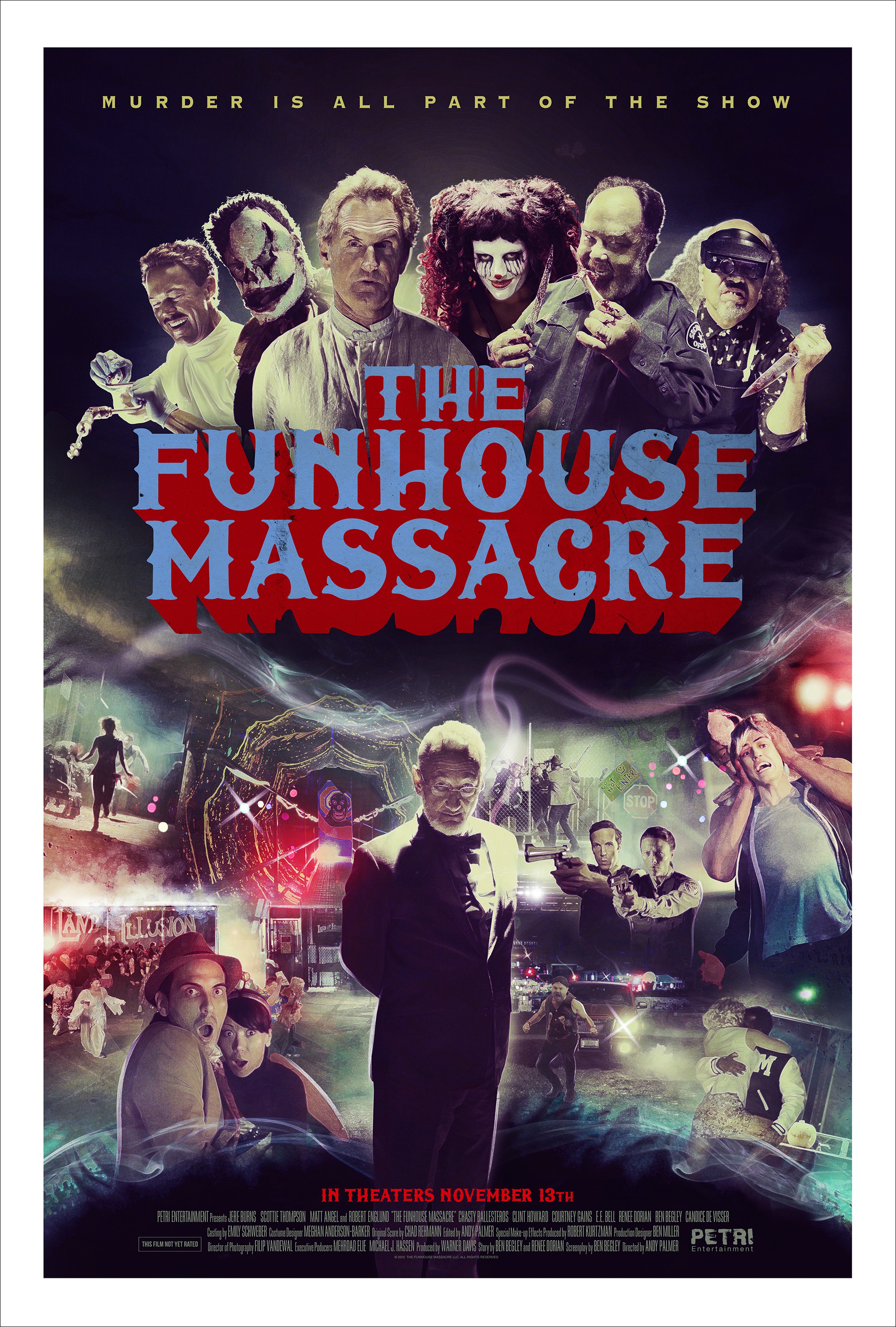 Mega Sized Movie Poster Image for The Funhouse Massacre 