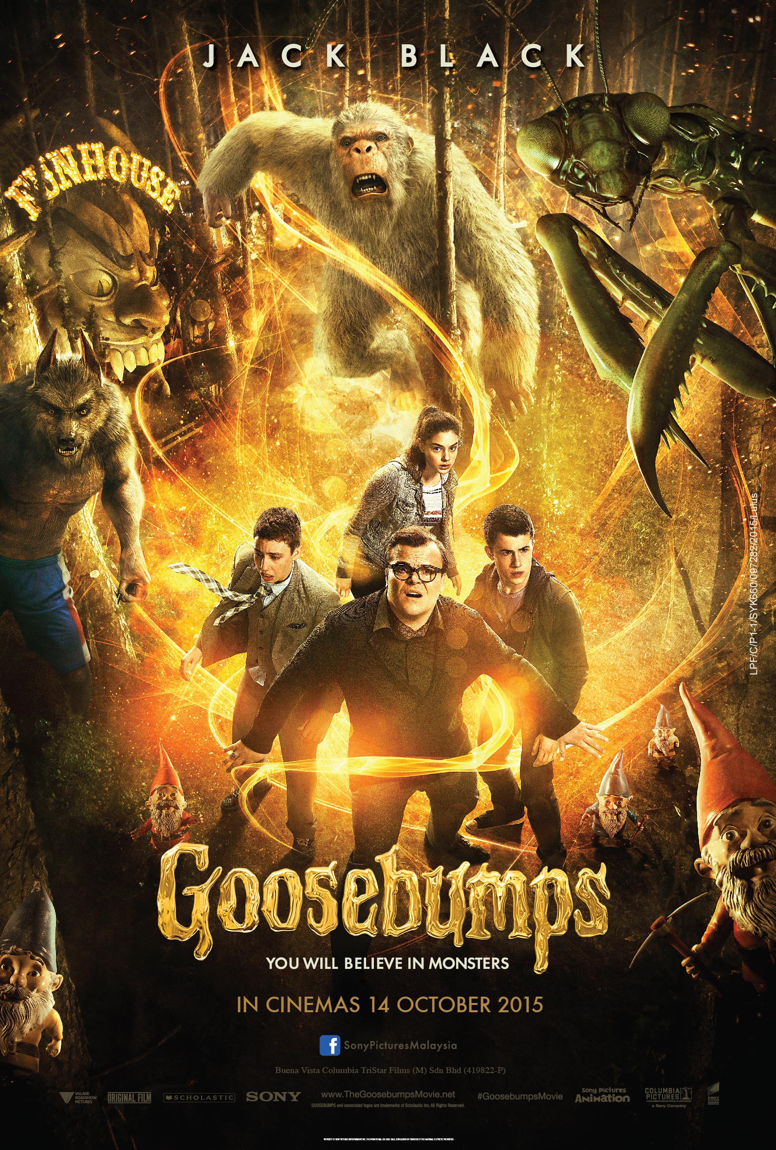 Mega Sized Movie Poster Image for Goosebumps (#3 of 9)