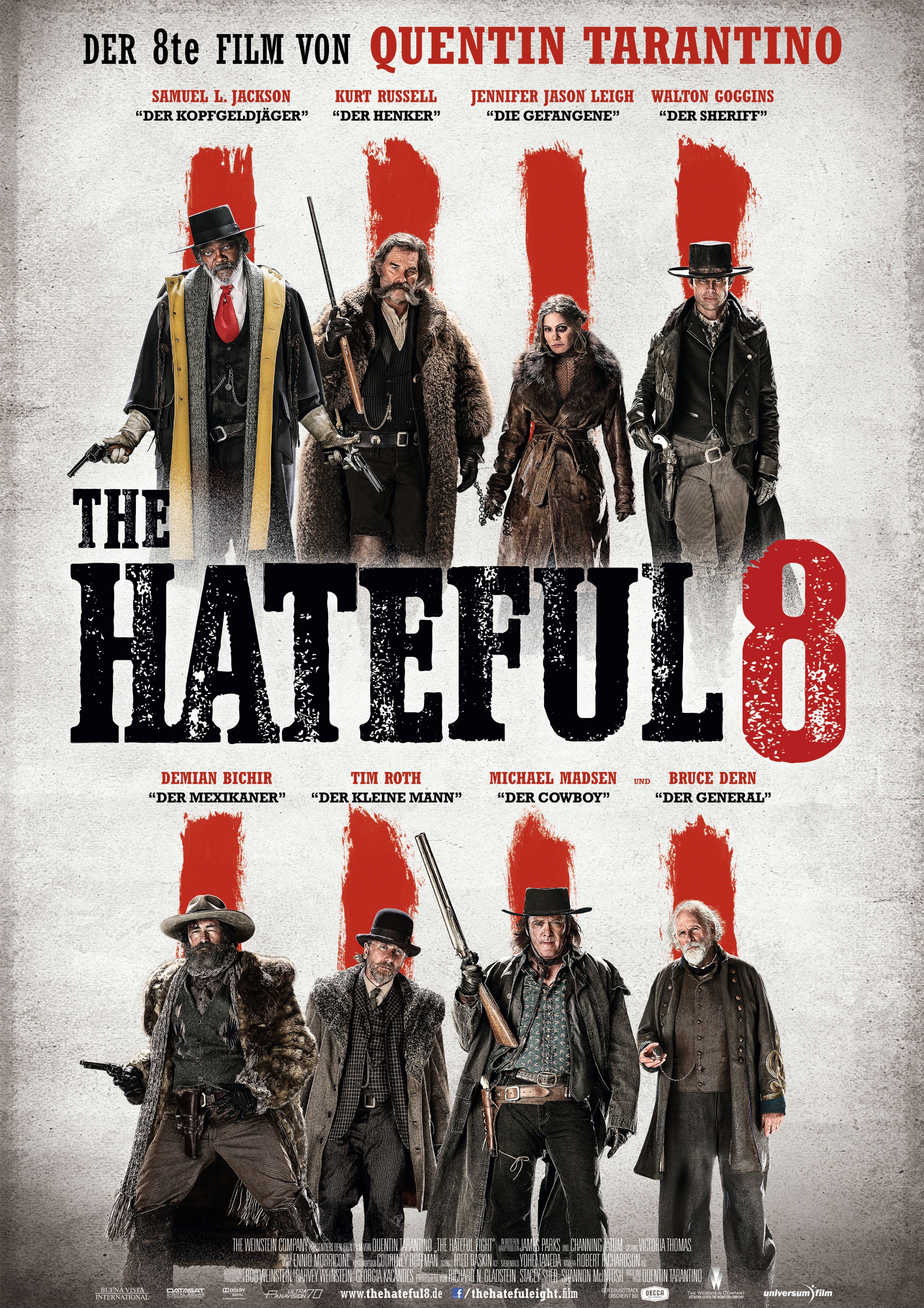 Mega Sized Movie Poster Image for The Hateful Eight (#15 of 15)
