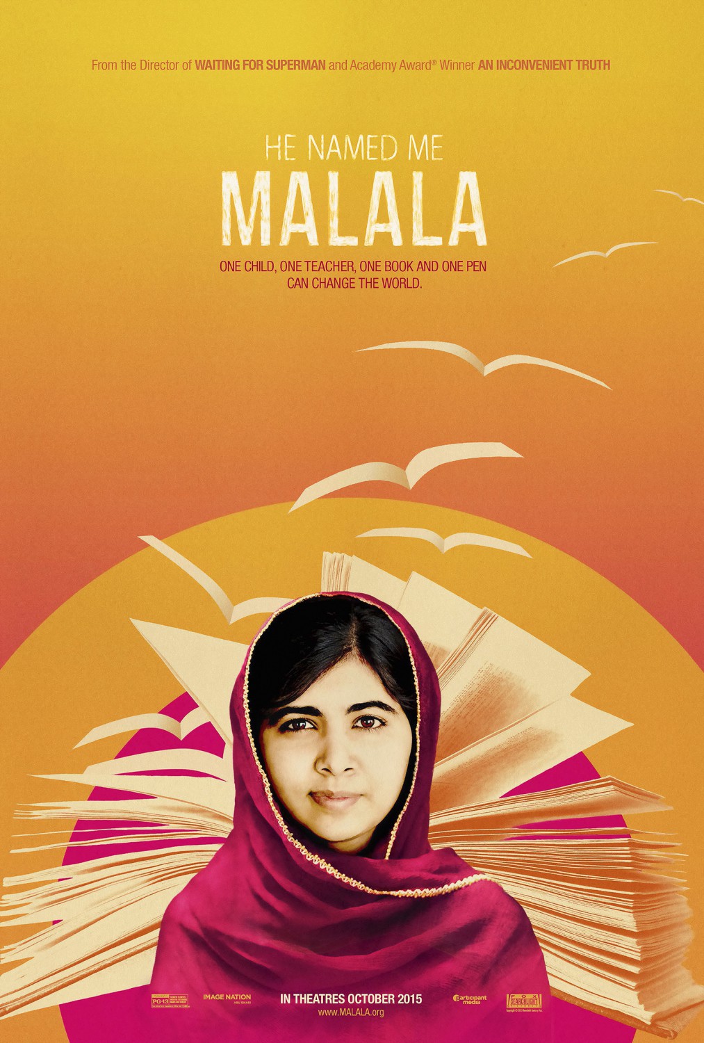 Extra Large Movie Poster Image for He Named Me Malala 
