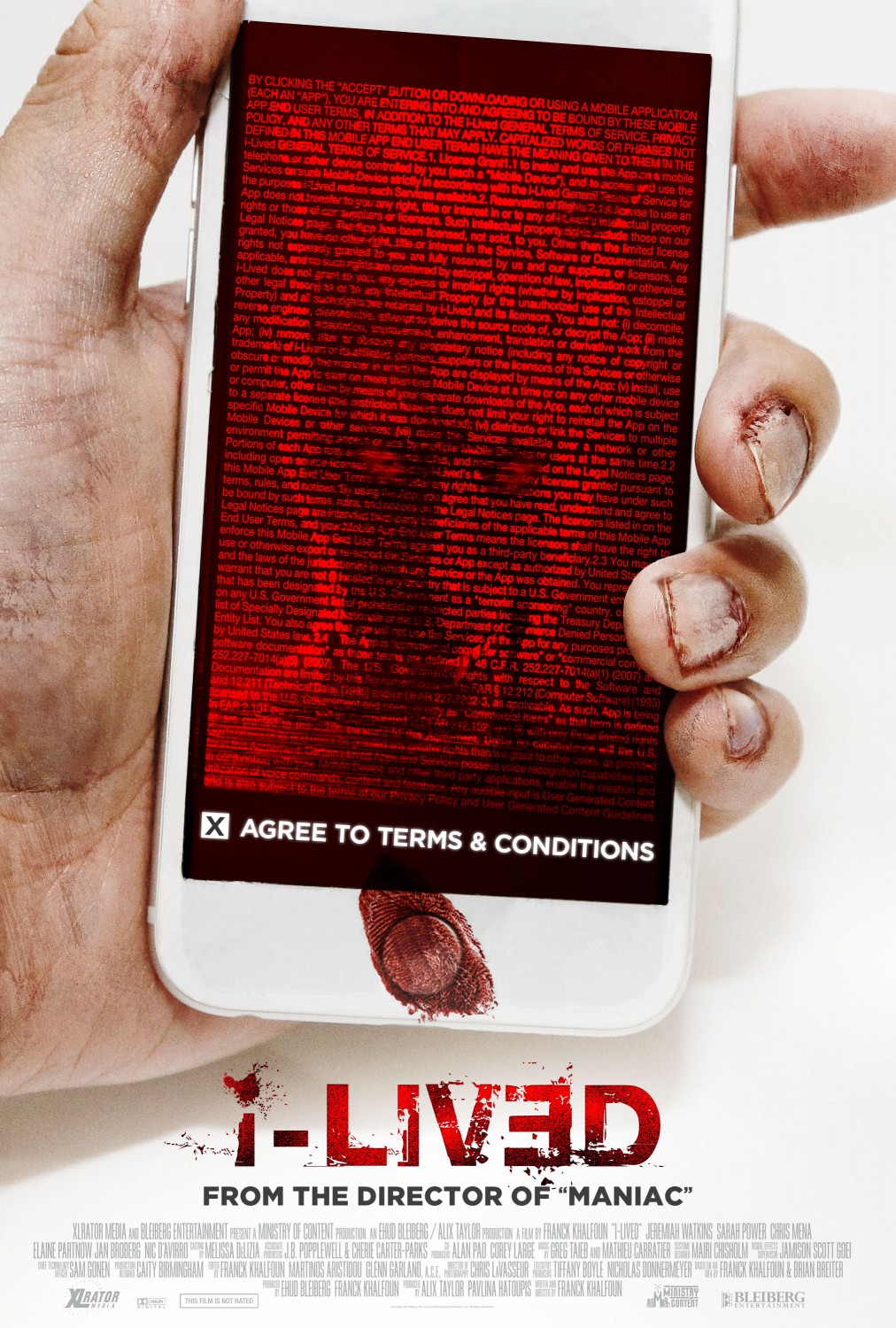 Extra Large Movie Poster Image for I-Lived 