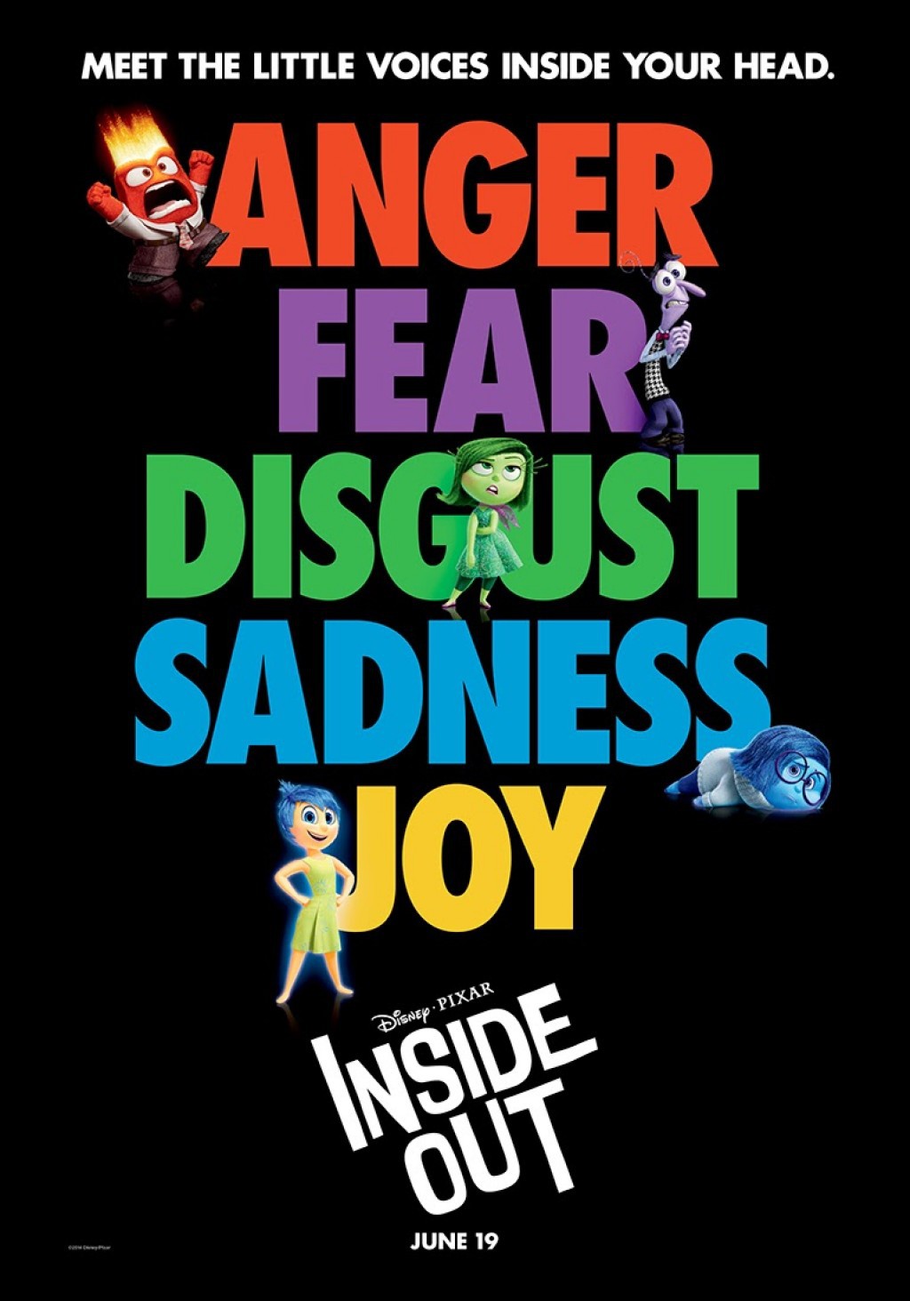 Extra Large Movie Poster Image for Inside Out (#3 of 27)