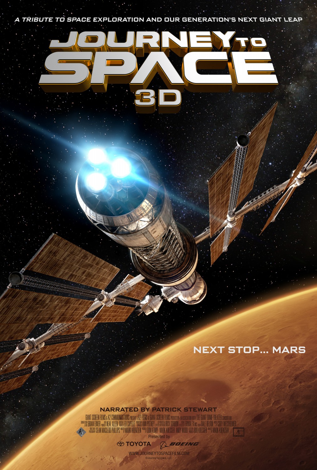 Extra Large Movie Poster Image for Journey to Space 