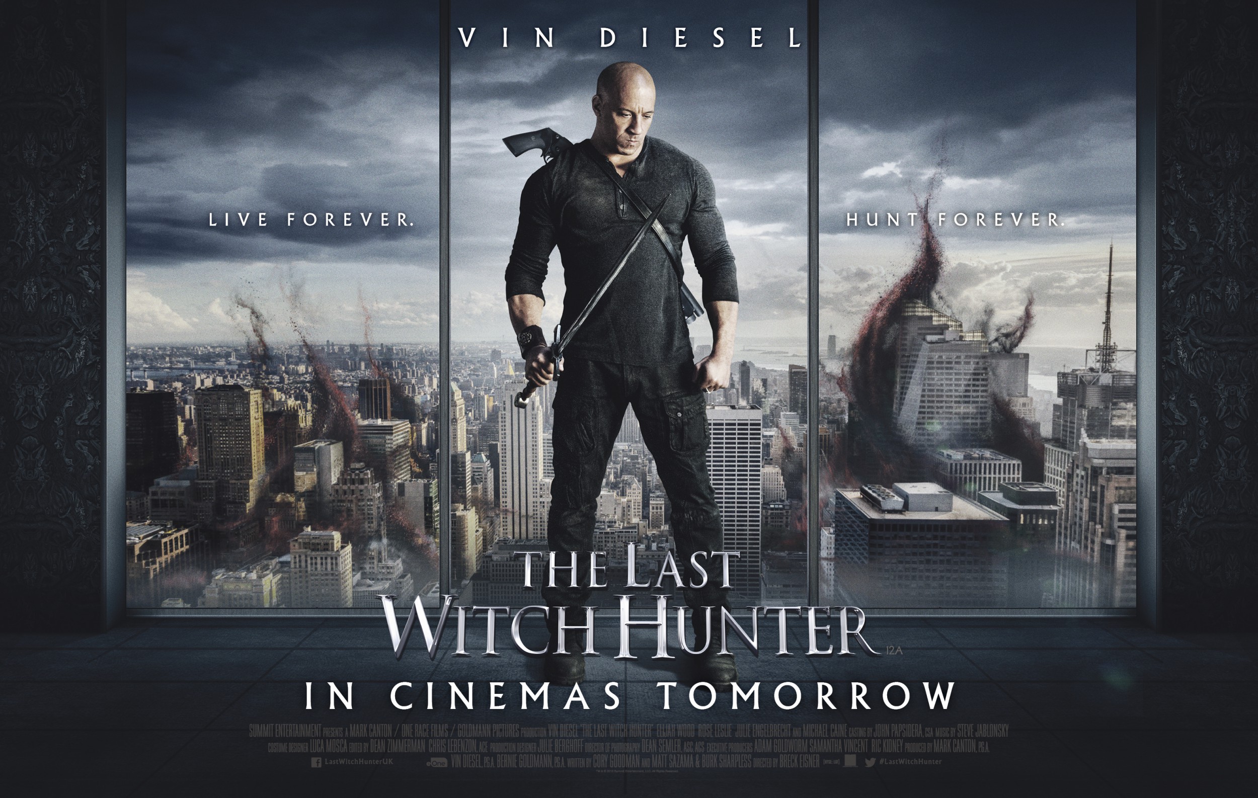 Mega Sized Movie Poster Image for The Last Witch Hunter (#13 of 17)