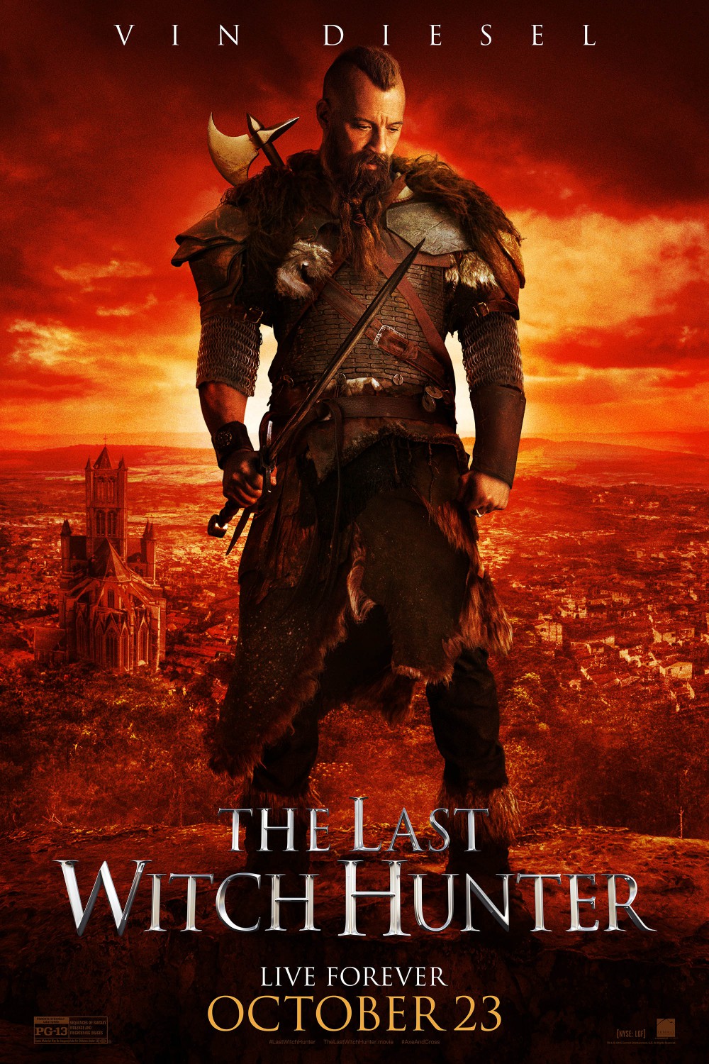 Extra Large Movie Poster Image for The Last Witch Hunter (#16 of 17)