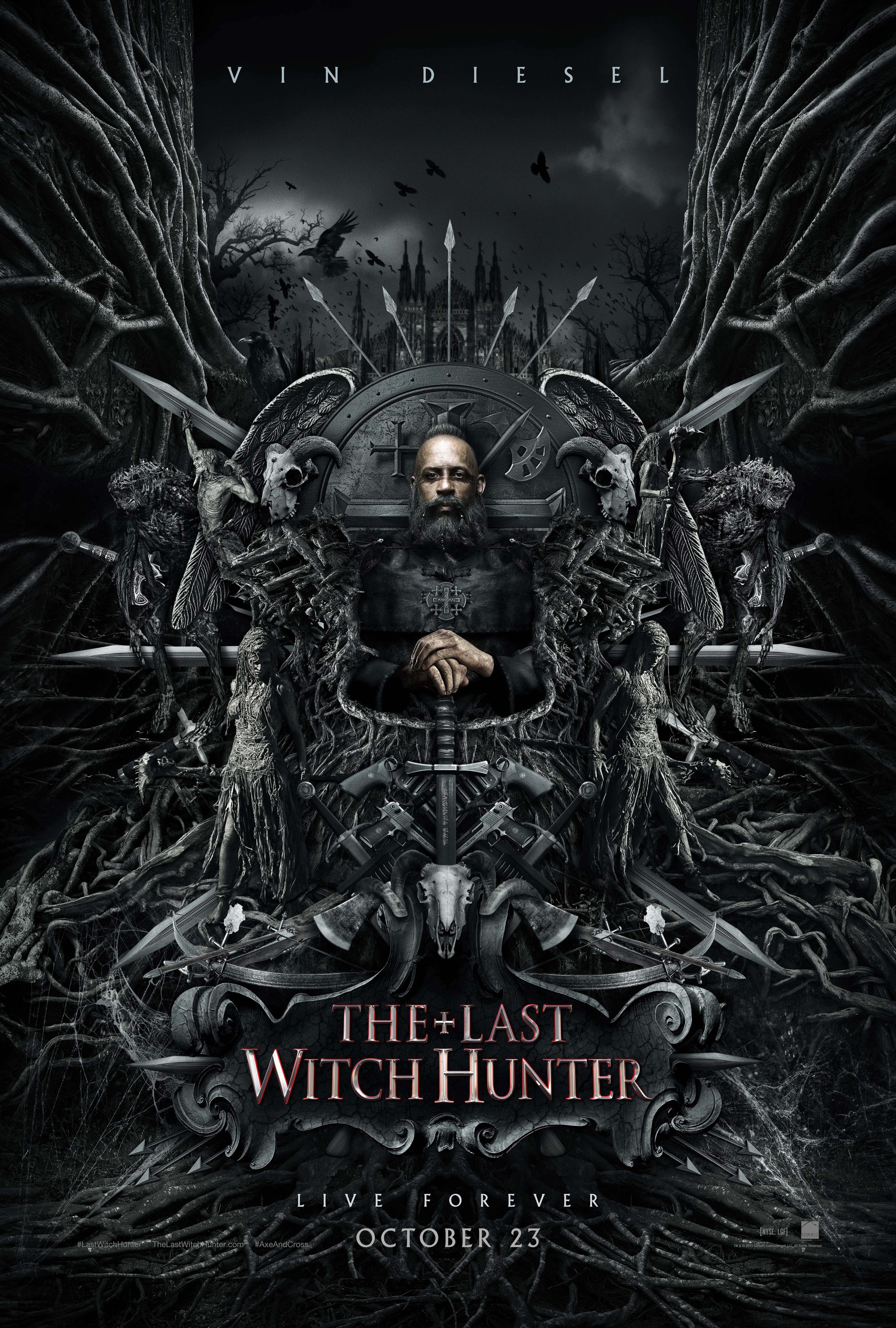 Mega Sized Movie Poster Image for The Last Witch Hunter (#2 of 17)