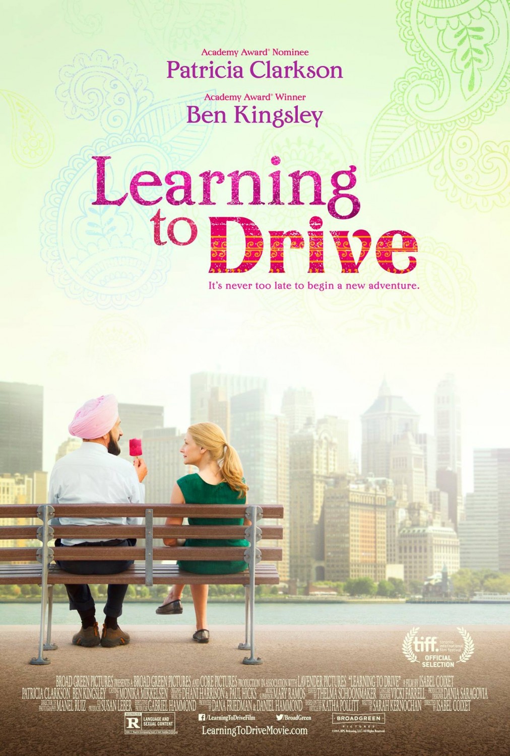 Extra Large Movie Poster Image for Learning to Drive (#2 of 2)