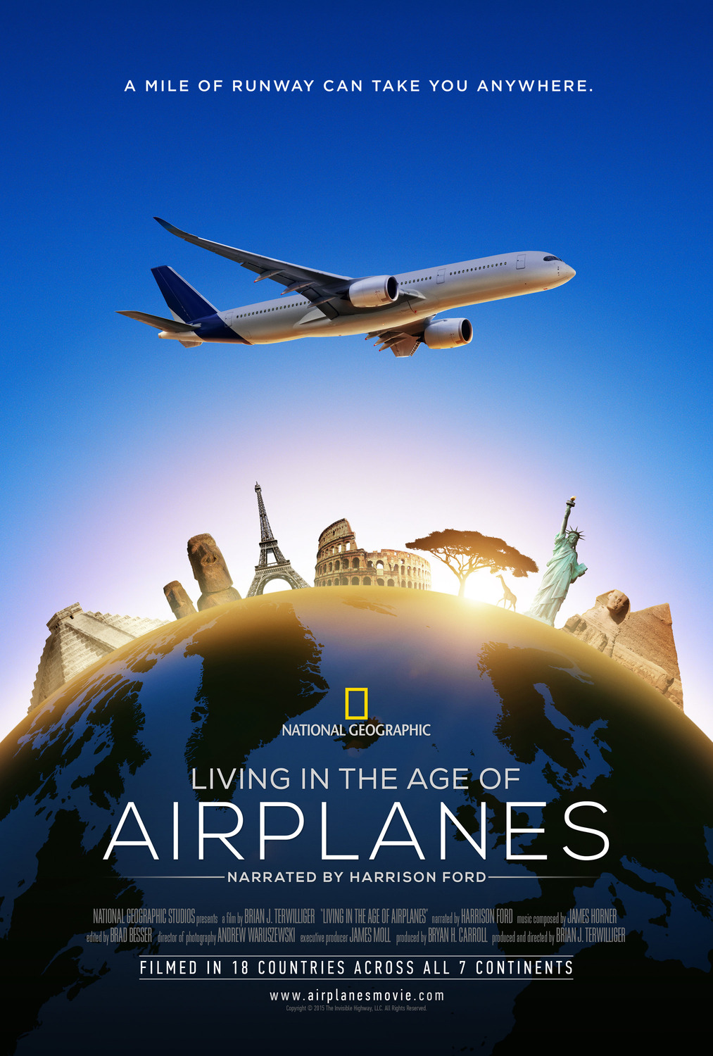 Extra Large Movie Poster Image for Living in the Age of Airplanes 