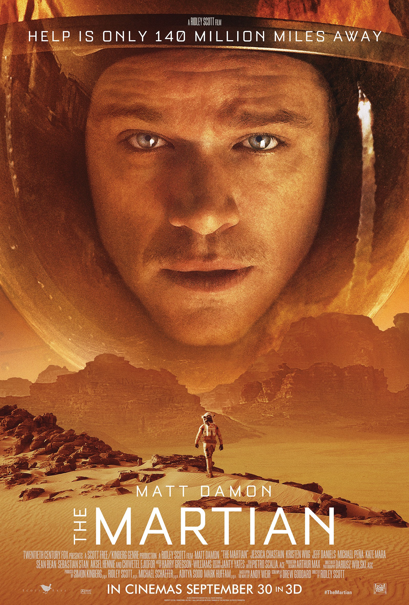 Mega Sized Movie Poster Image for The Martian (#2 of 6)