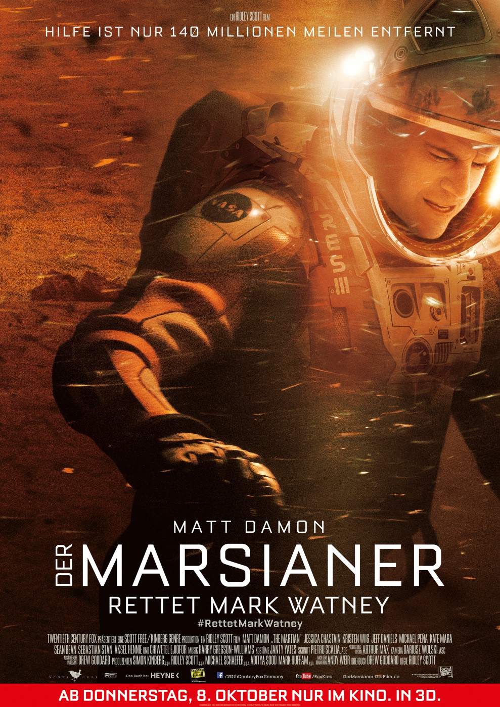 Extra Large Movie Poster Image for The Martian (#3 of 6)