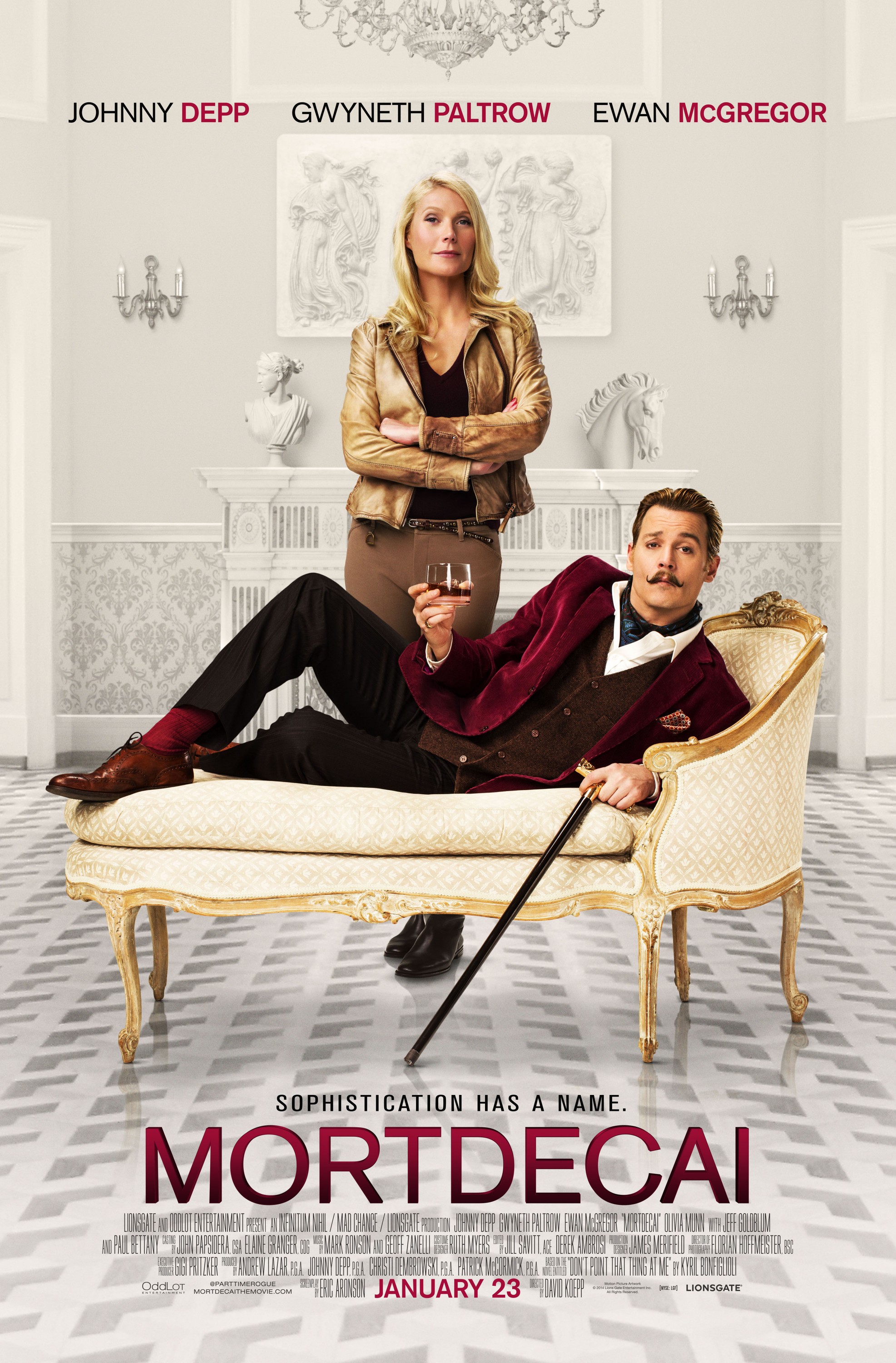 Mega Sized Movie Poster Image for Mortdecai (#6 of 7)