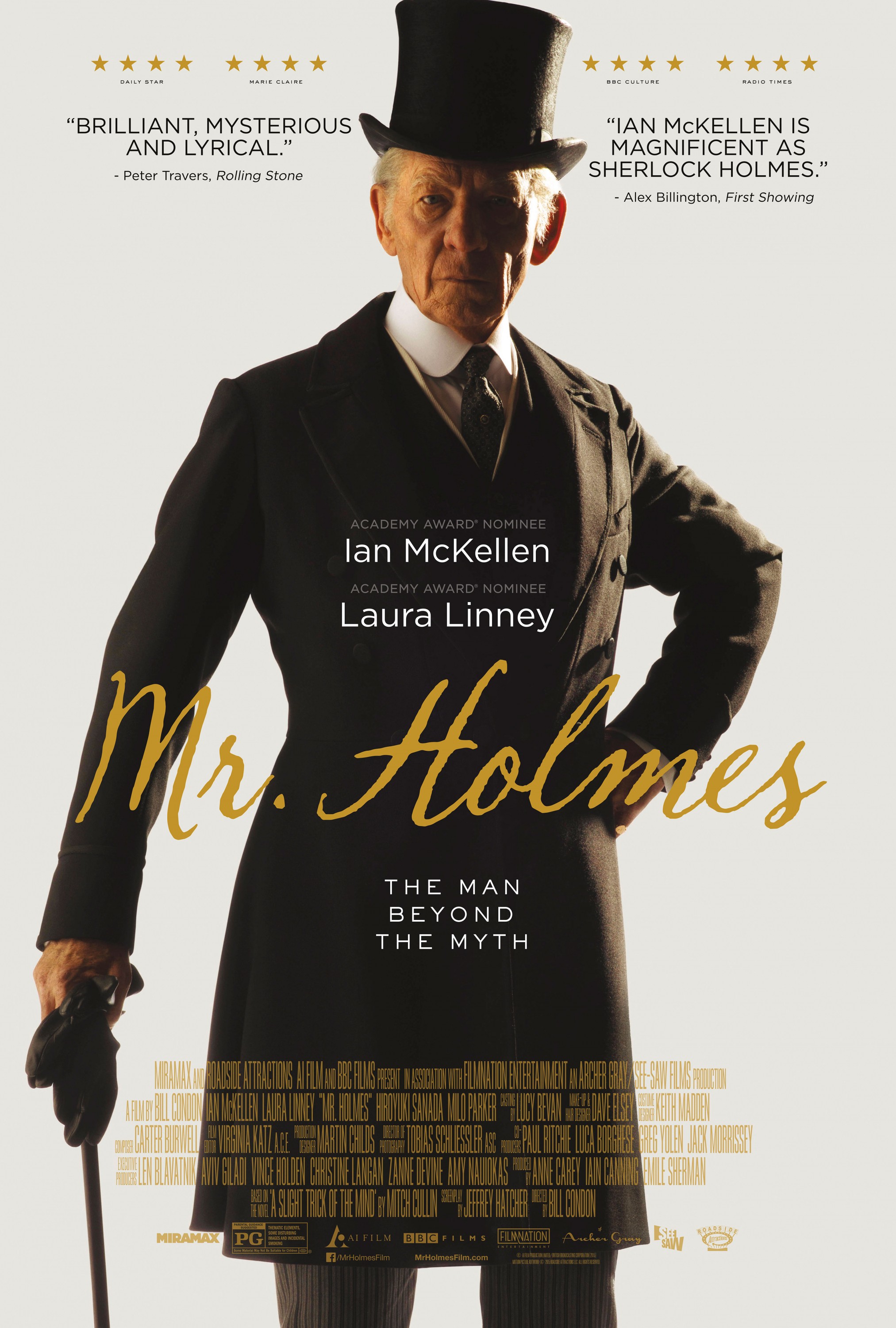 Mega Sized Movie Poster Image for Mr. Holmes (#2 of 2)