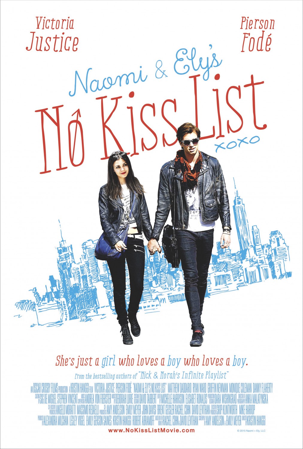 Extra Large Movie Poster Image for Naomi and Ely's No Kiss List 