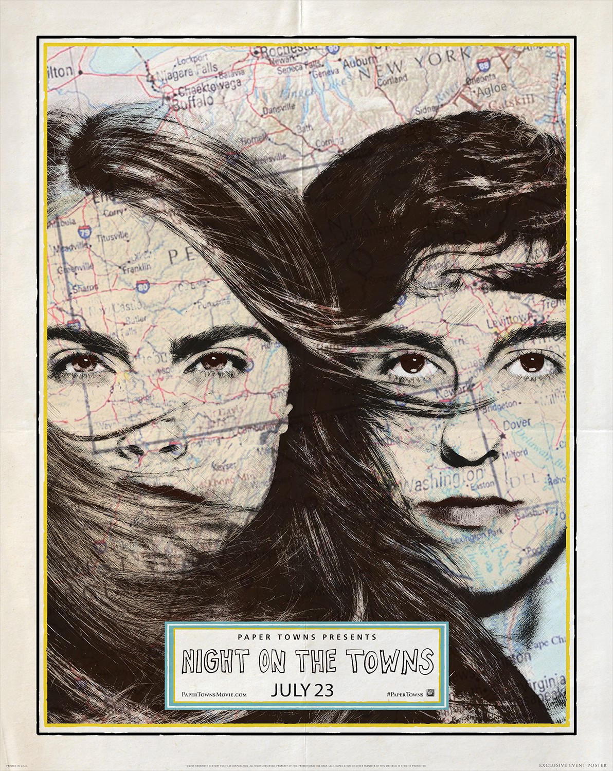 Extra Large Movie Poster Image for Paper Towns (#2 of 2)