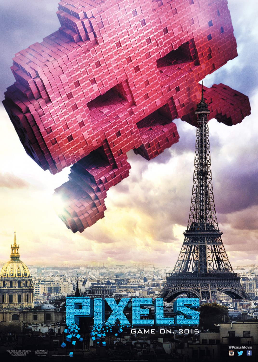 Extra Large Movie Poster Image for Pixels (#2 of 10)
