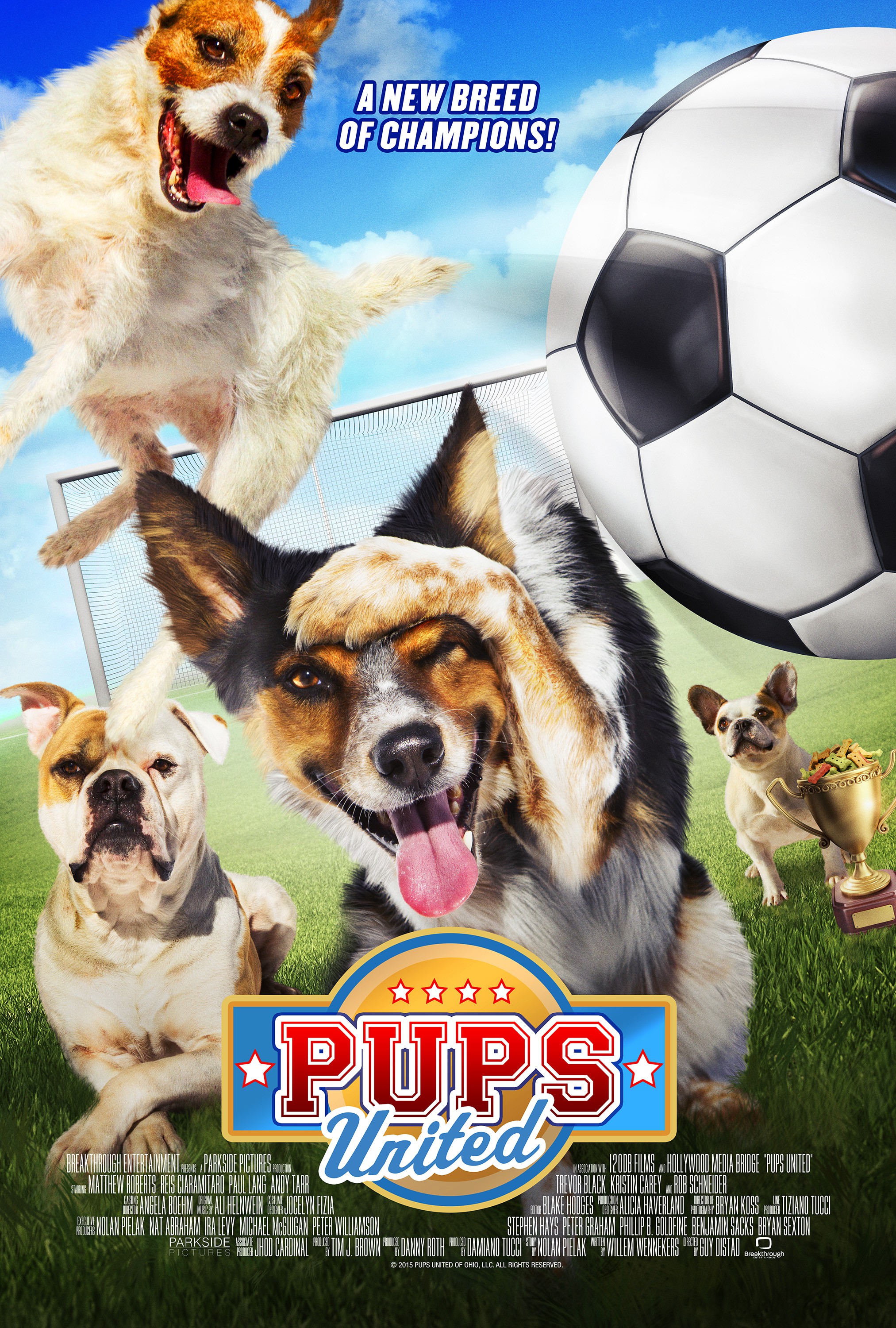 Mega Sized Movie Poster Image for Pups United 