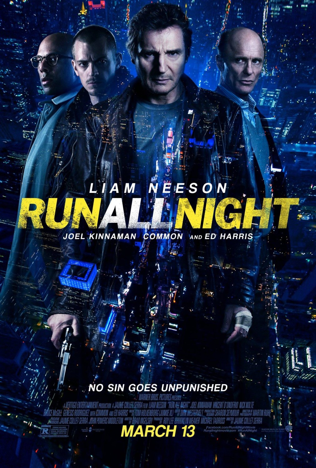 Extra Large Movie Poster Image for Run All Night (#1 of 7)