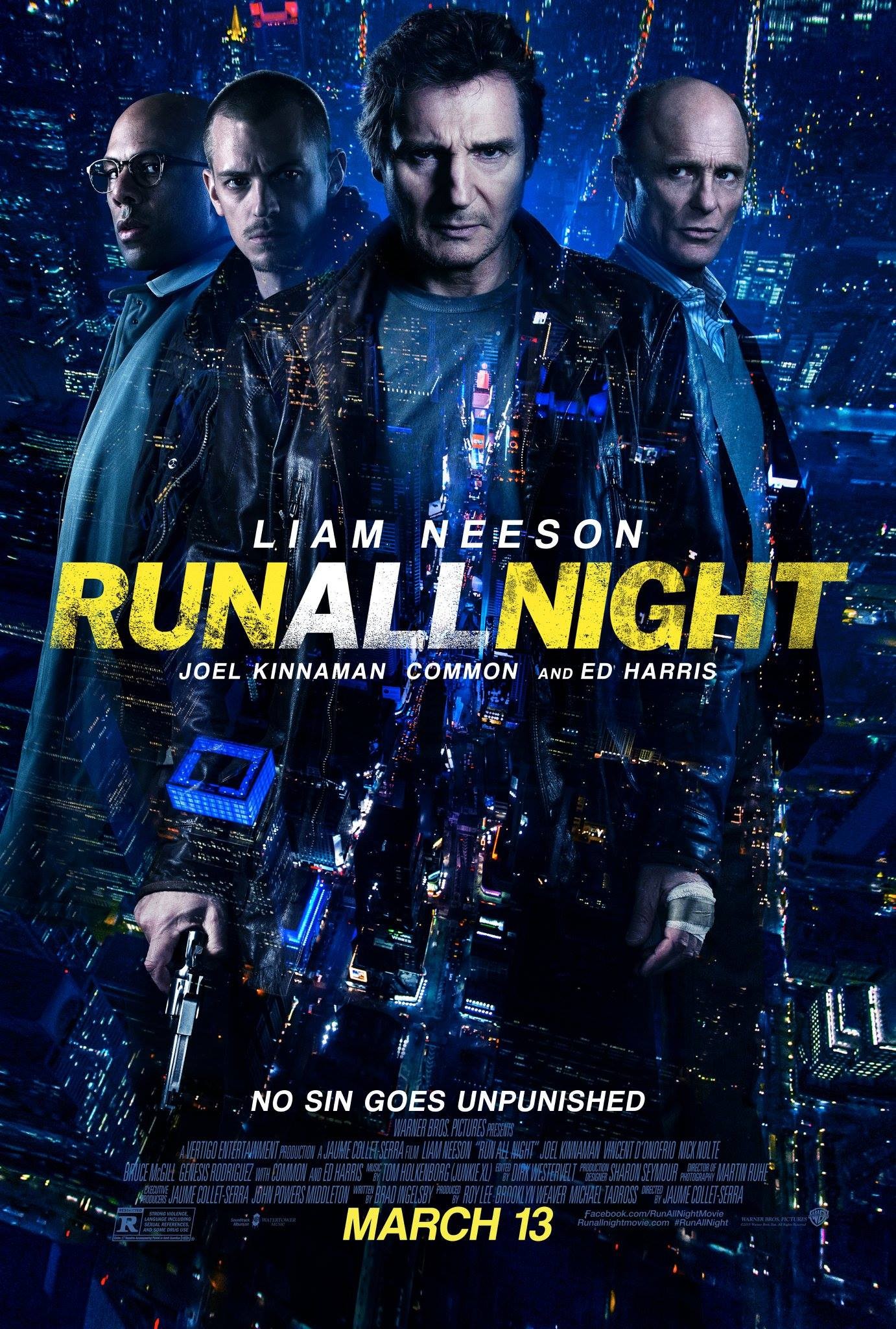 Mega Sized Movie Poster Image for Run All Night (#1 of 7)