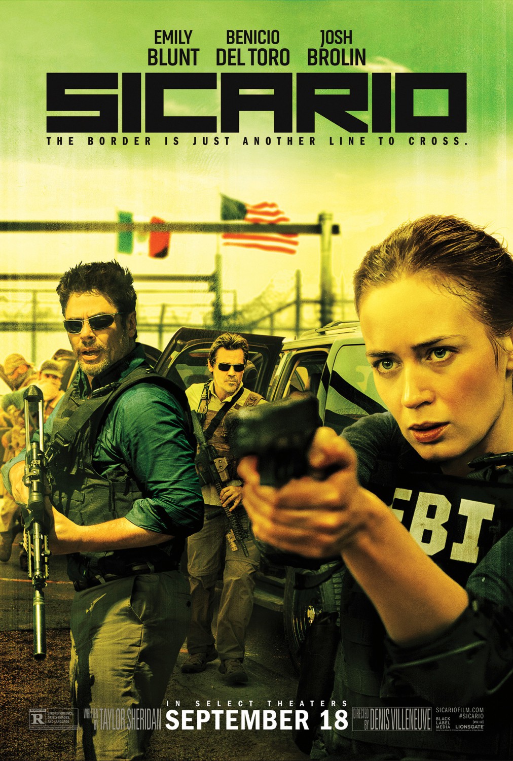 Extra Large Movie Poster Image for Sicario (#12 of 13)