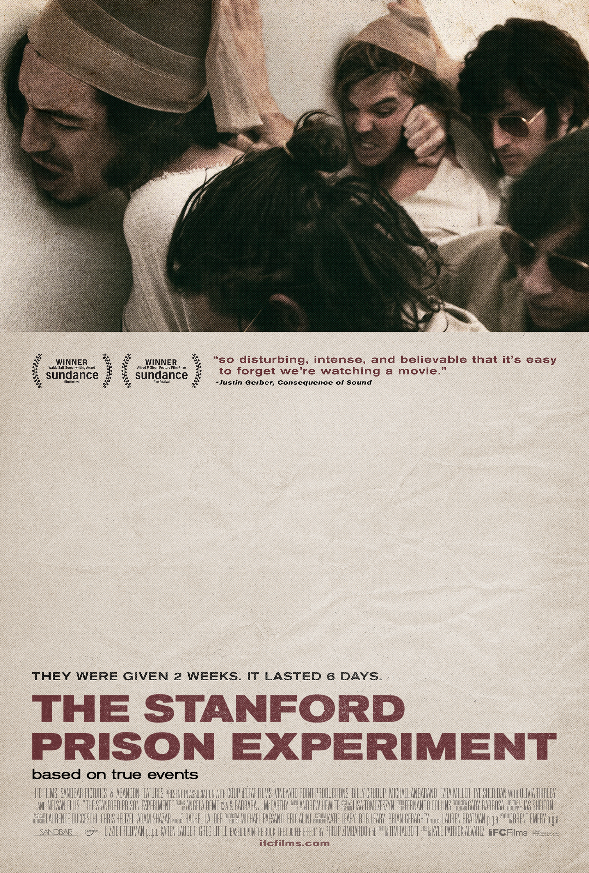 Mega Sized Movie Poster Image for The Stanford Prison Experiment (#1 of 2)