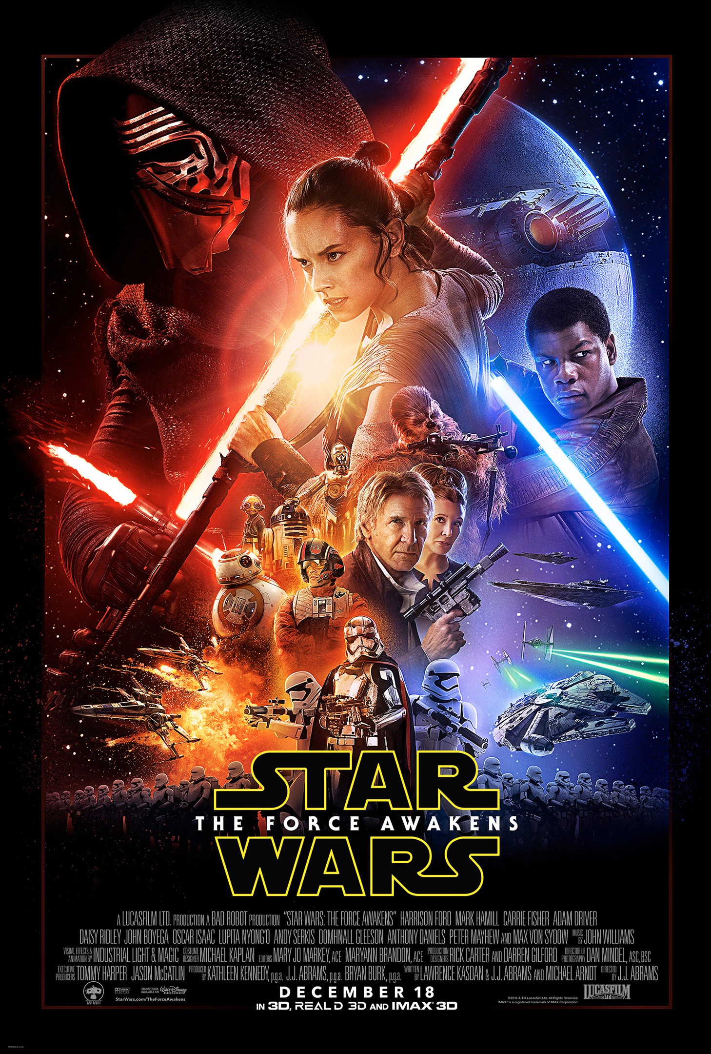 Mega Sized Movie Poster Image for Star Wars: The Force Awakens (#3 of 29)