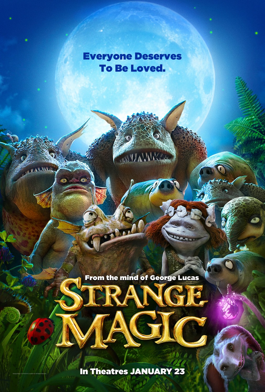 Extra Large Movie Poster Image for Strange Magic 