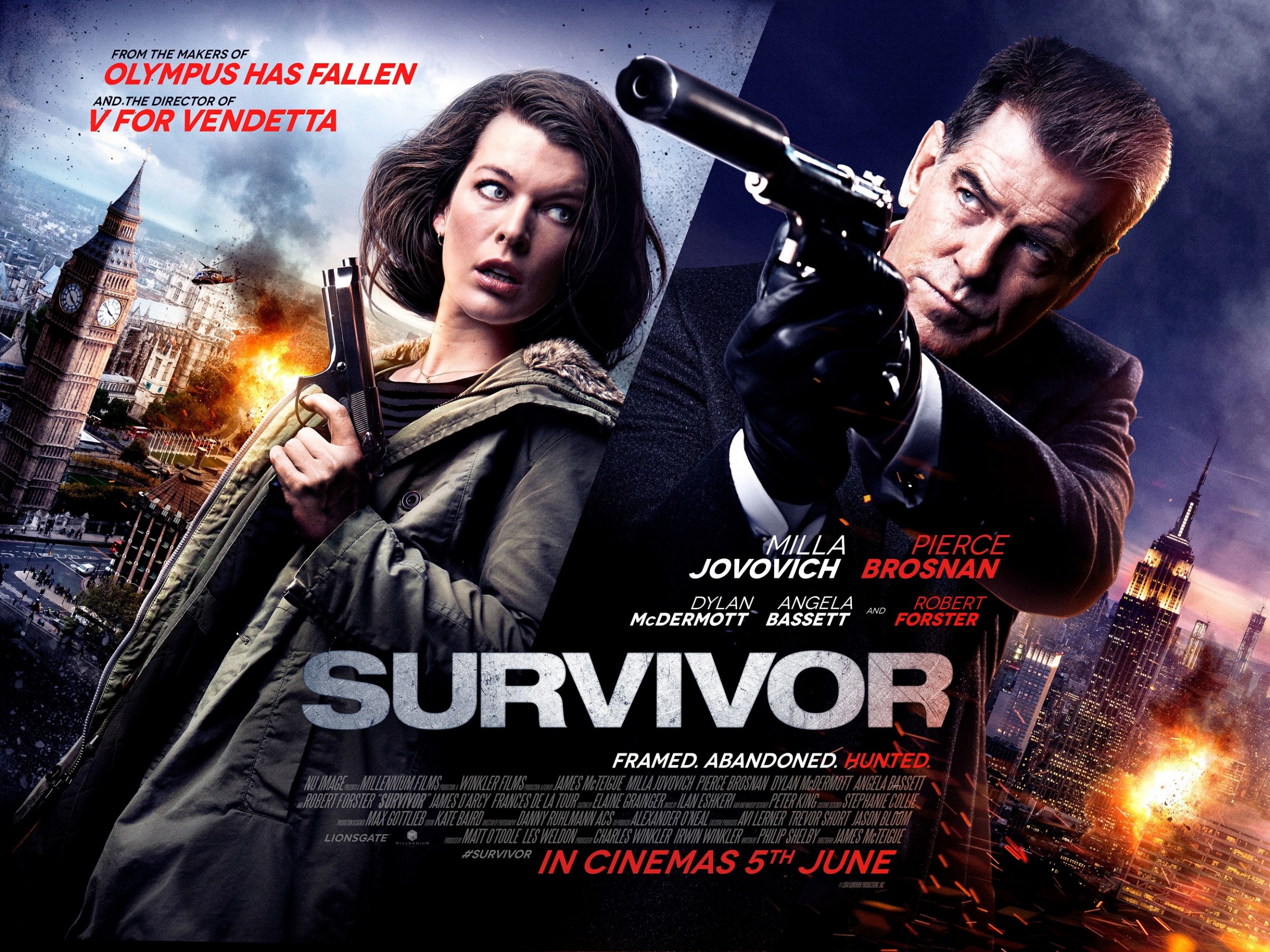 Mega Sized Movie Poster Image for Survivor (#2 of 5)