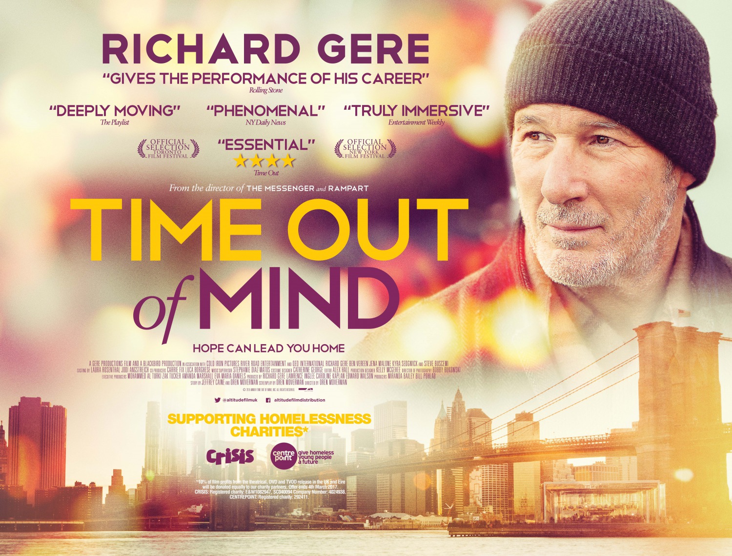 Extra Large Movie Poster Image for Time Out of Mind (#2 of 2)