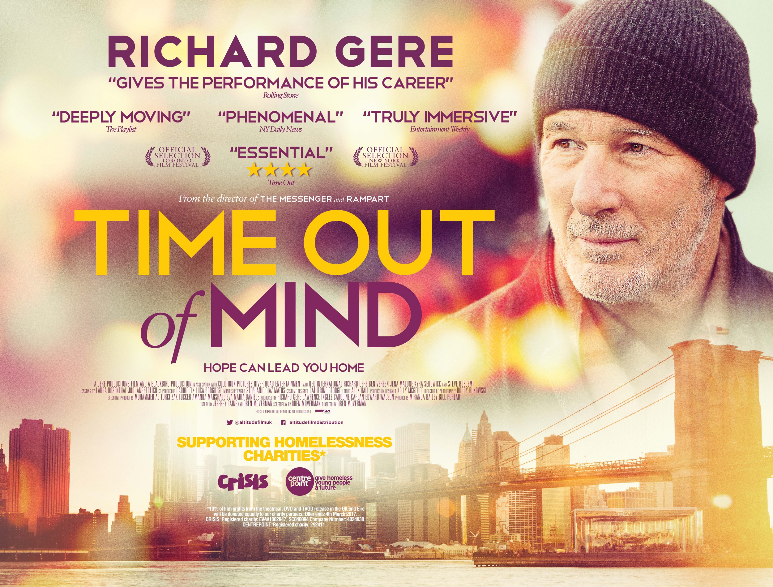 Mega Sized Movie Poster Image for Time Out of Mind (#2 of 2)