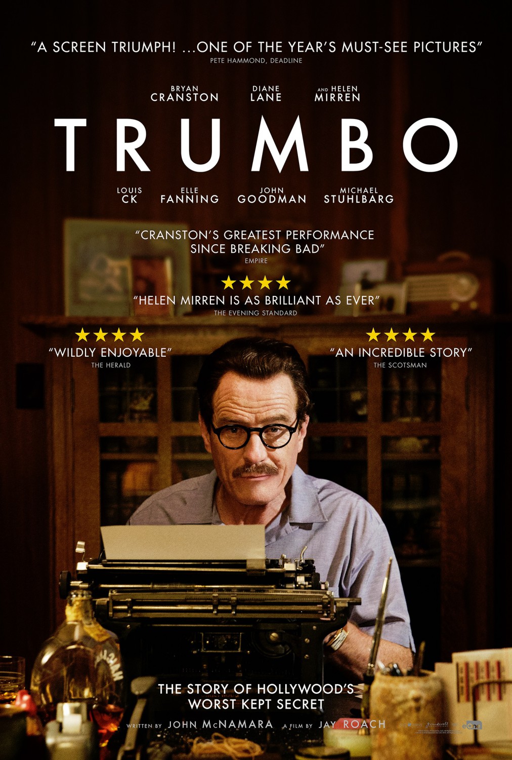 Extra Large Movie Poster Image for Trumbo (#3 of 4)