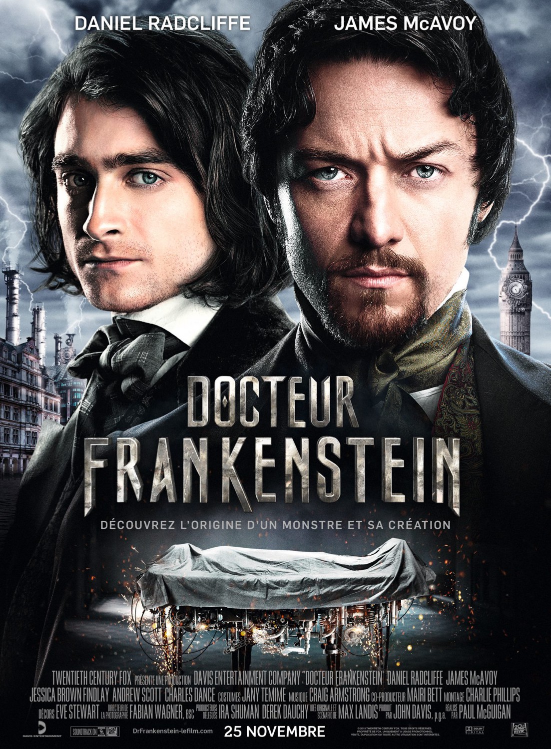 Extra Large Movie Poster Image for Victor Frankenstein (#3 of 3)