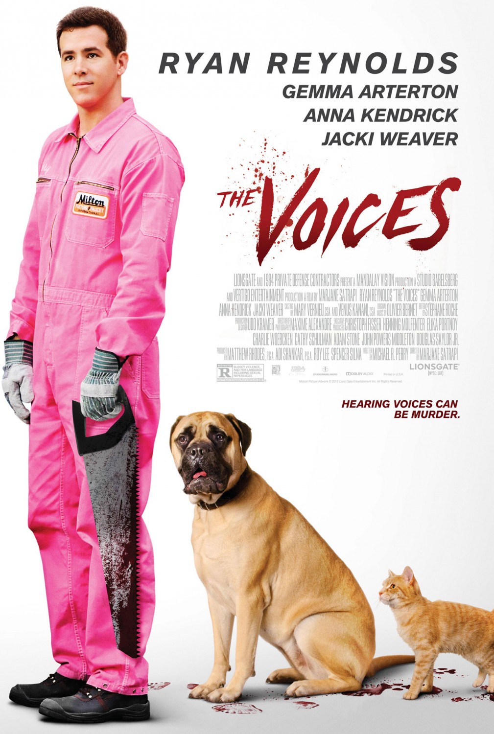 Extra Large Movie Poster Image for The Voices (#2 of 10)