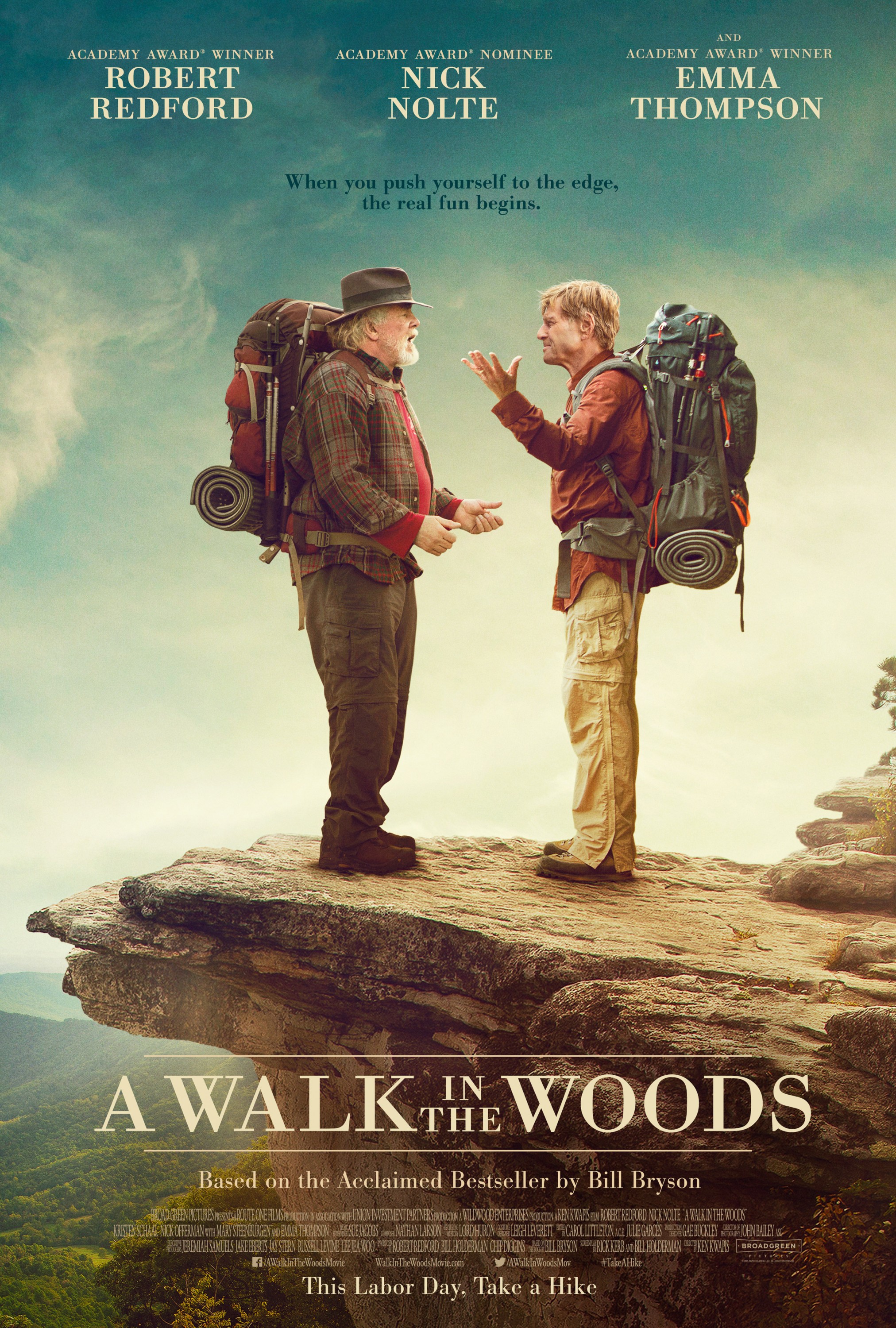 Mega Sized Movie Poster Image for A Walk in the Woods 