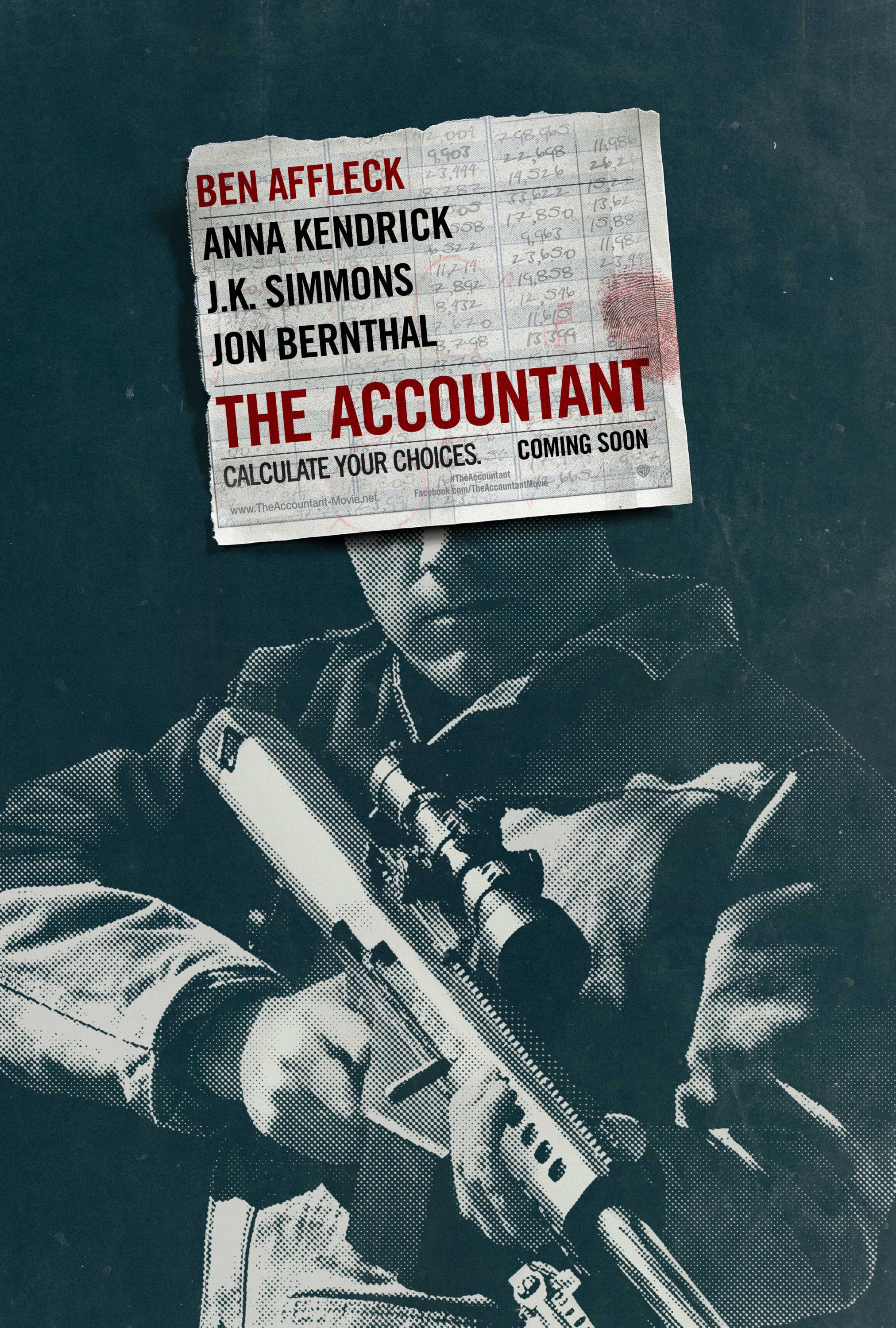 Mega Sized Movie Poster Image for The Accountant (#2 of 4)