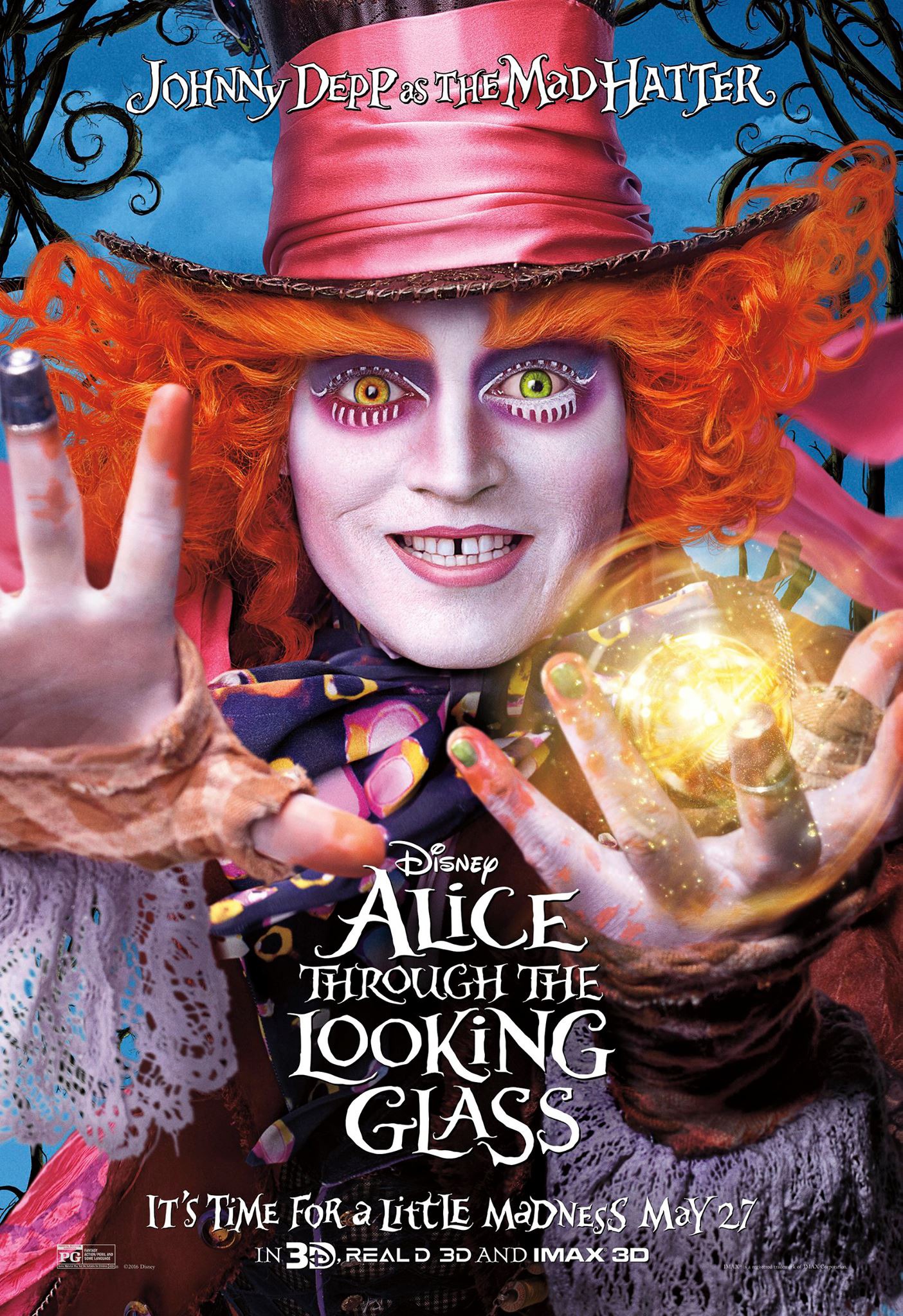 Mega Sized Movie Poster Image for Alice Through the Looking Glass (#12 of 24)